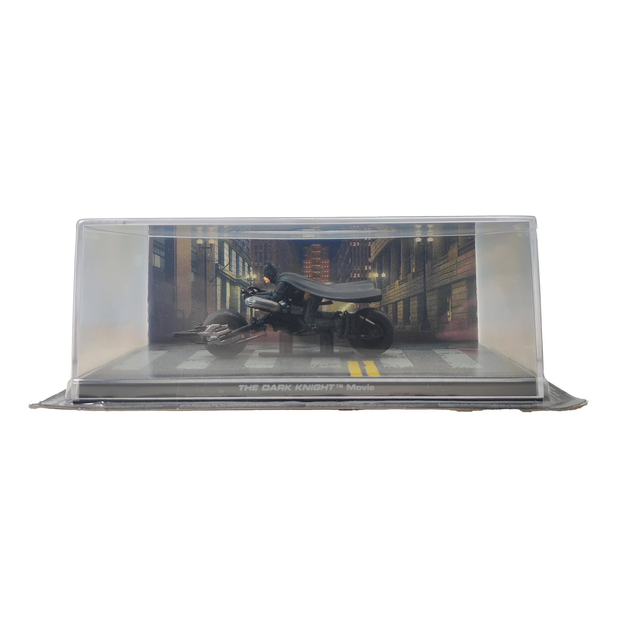 The Dark Knight Batpod Eaglemoss Automobilia 1:43 Die Cast – Batman, Vintage Brands, 13 cm, pre-owned collector piece, Uncanny Collectibles Dublin Ireland