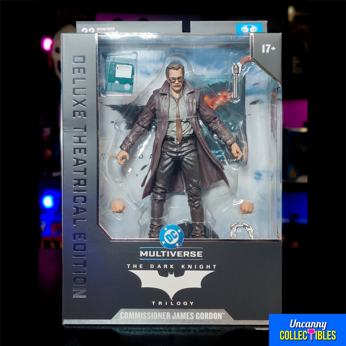 The Dark Knight Commissioner Gordon Deluxe DC Multiverse McFarlane Action Figure