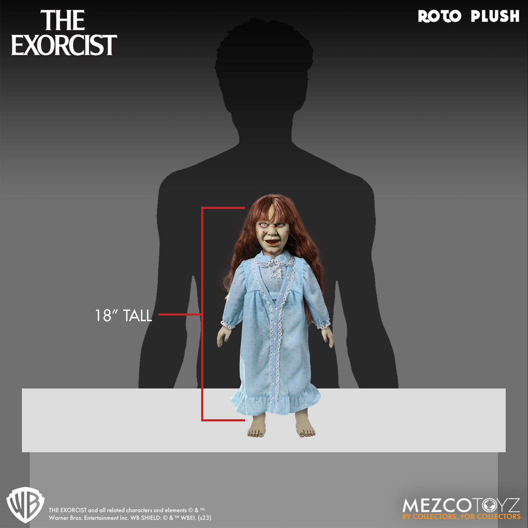 The Exorcist Regan Mezco Toyz MDS Roto Plush Figure – photo 3 of 7