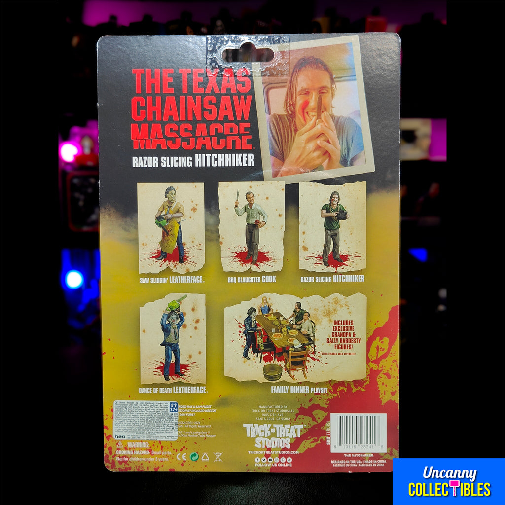 The Hitchhiker Texas Chainsaw Massacre Trick Or Treat Studios Action Figure 13 cm – Texas Chainsaw Massacre, Trick or Treat Studios, 13 cm, 2025, brand new collector item, Uncanny Collectibles Dublin Ireland