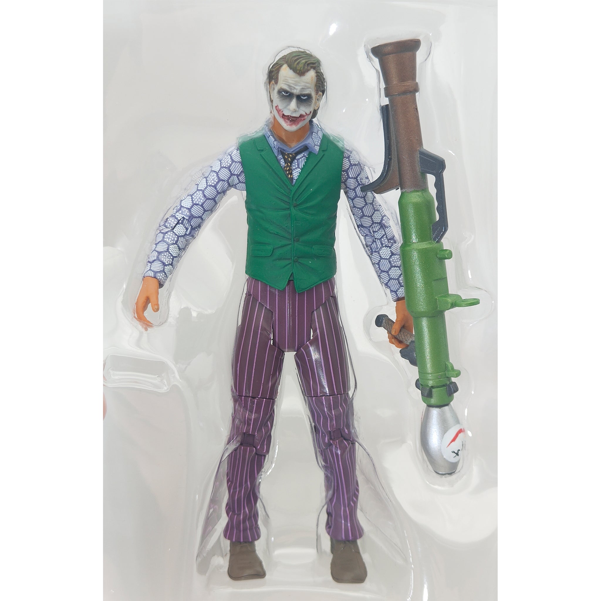 The Joker The Dark Knight Movie Masters Mattel  Action Figure – Batman, Mattel, 15 cm, pre-owned collector piece, Uncanny Collectibles Dublin Ireland