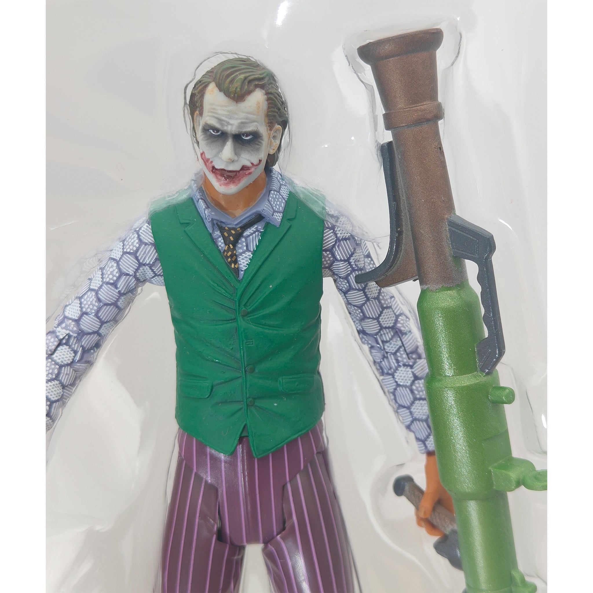 The Joker The Dark Knight Movie Masters Mattel  Action Figure – Batman, Mattel, 15 cm, pre-owned collector piece, Uncanny Collectibles Dublin Ireland