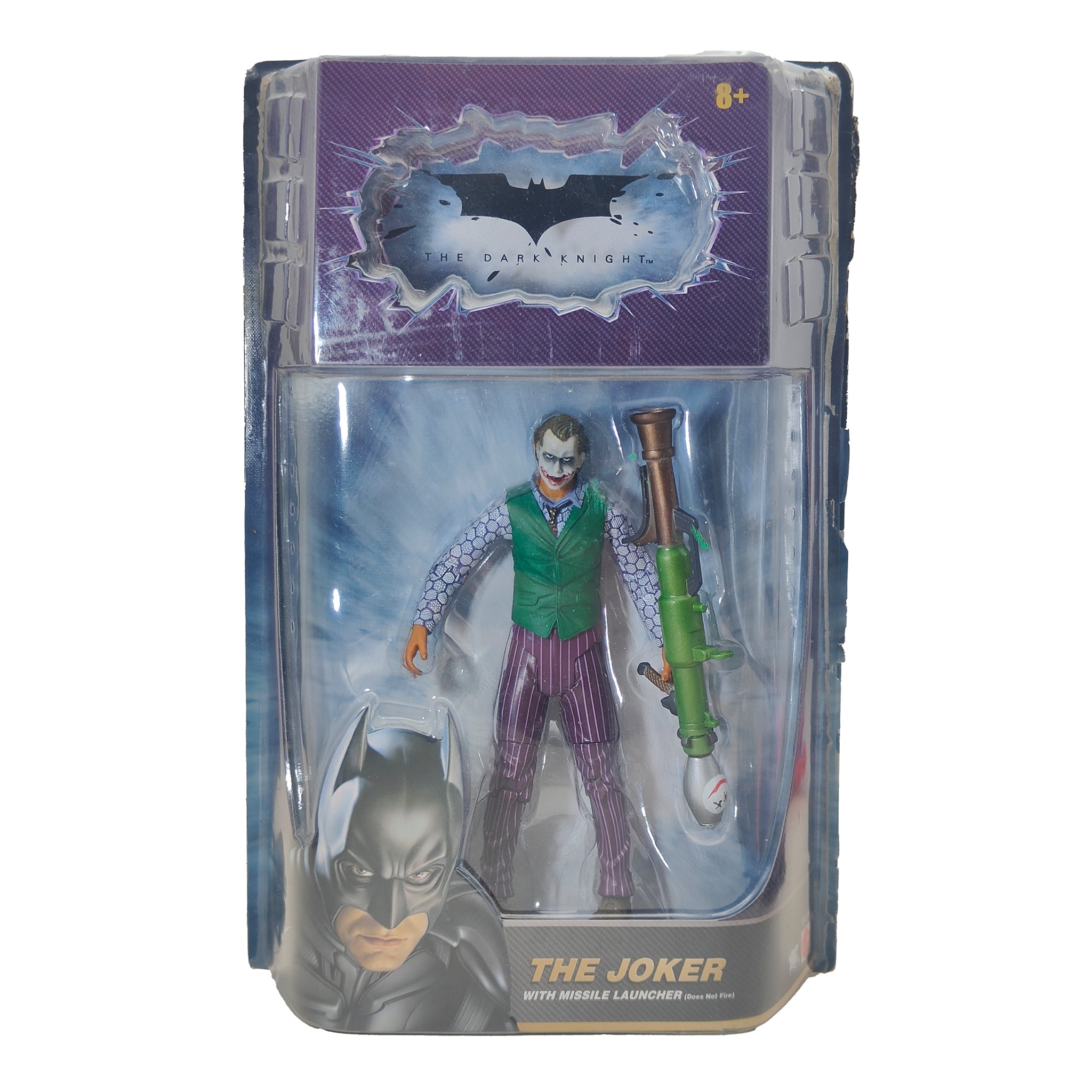 The Joker The Dark Knight Movie Masters Mattel  Action Figure – Batman, Mattel, 15 cm, pre-owned collector piece, Uncanny Collectibles Dublin Ireland