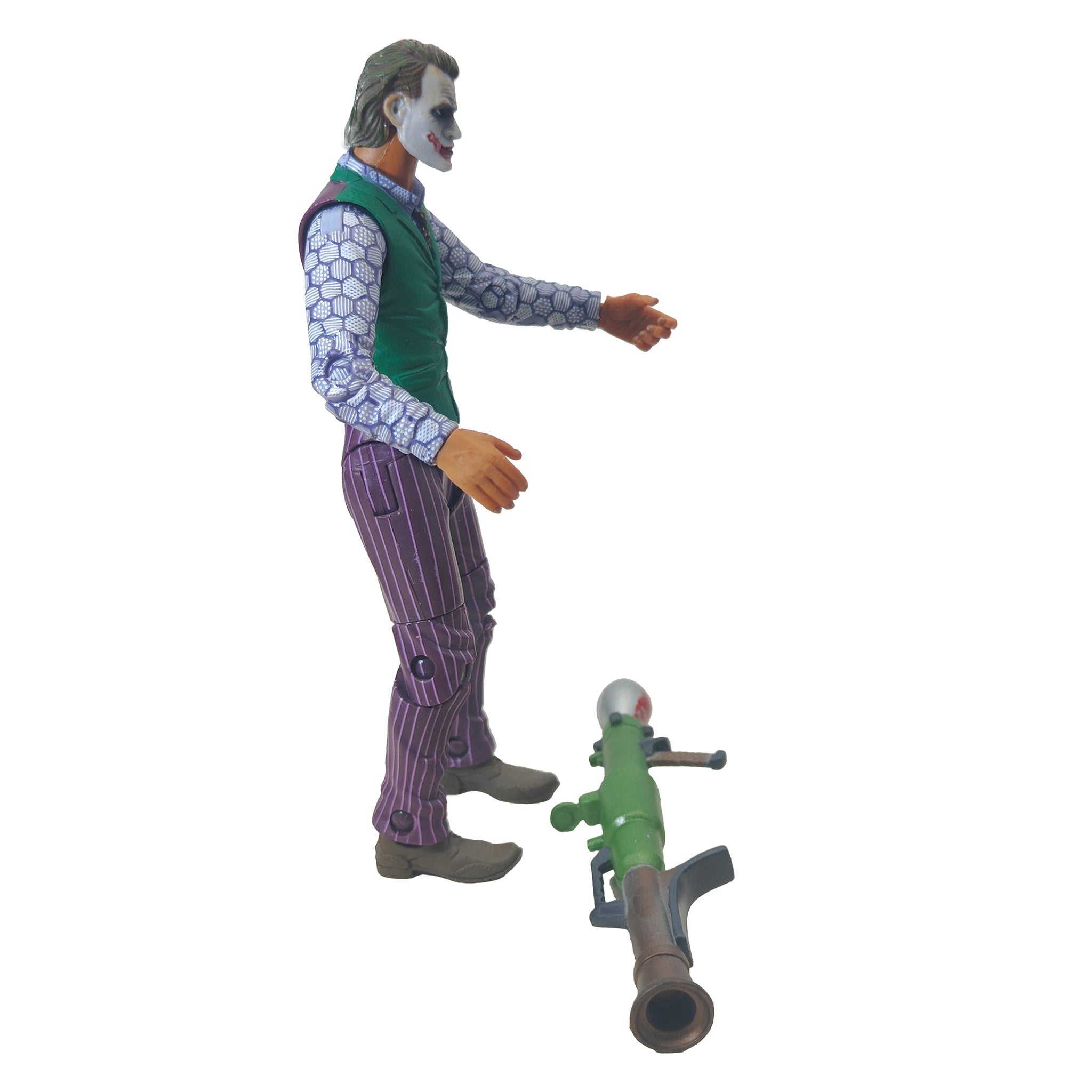 The Joker The Dark Knight Movie Masters Mattel  Action Figure – Batman, Mattel, 15 cm, pre-owned collector piece, Uncanny Collectibles Dublin Ireland