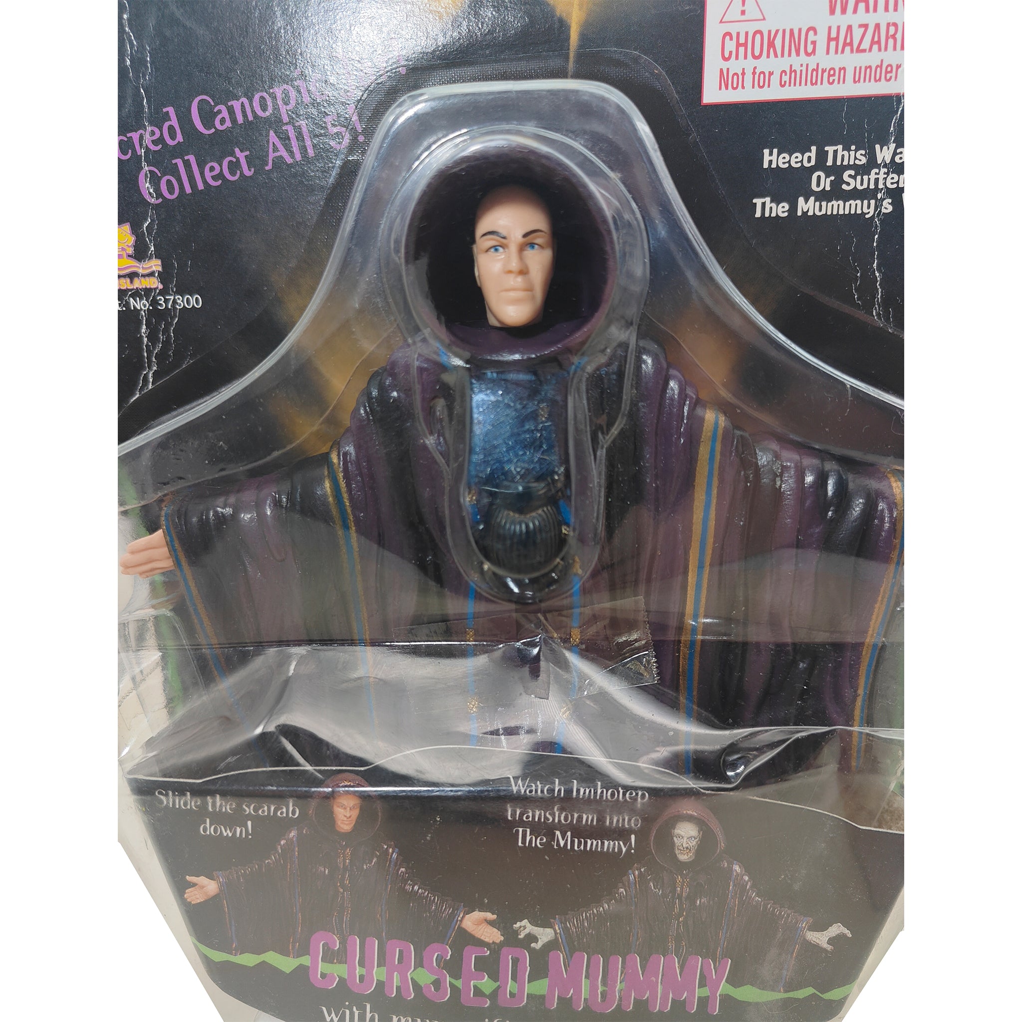 The Mummy Cursed Mummy Toy Island Action Figure 1998 15cm – Movie Icons & Heroes, Vintage Brands, 15 cm, 1998, pre-owned collector piece, Uncanny Collectibles Dublin Ireland