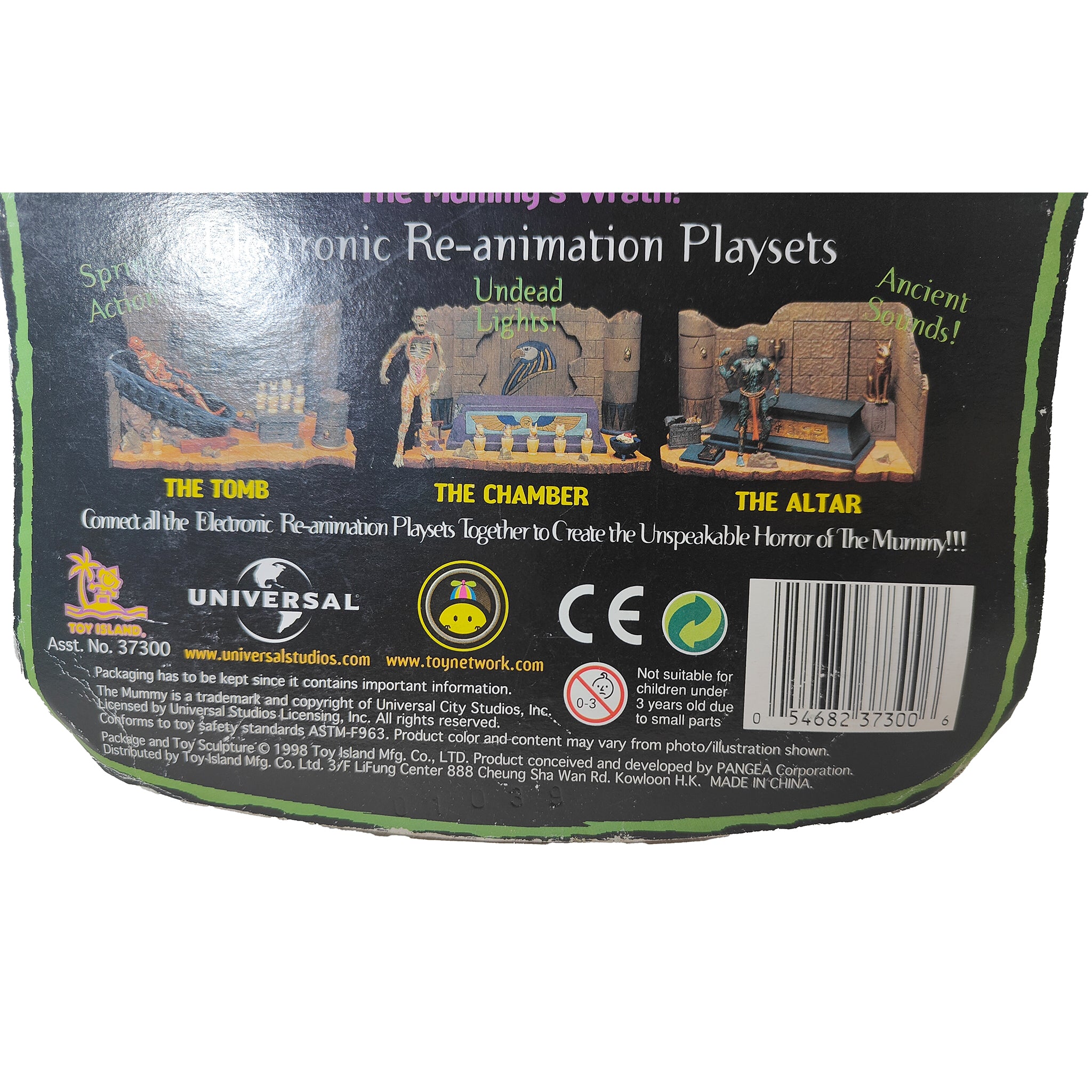 The Mummy Cursed Mummy Toy Island Action Figure 1998 15cm – Movie Icons & Heroes, Vintage Brands, 15 cm, 1998, pre-owned collector piece, Uncanny Collectibles Dublin Ireland