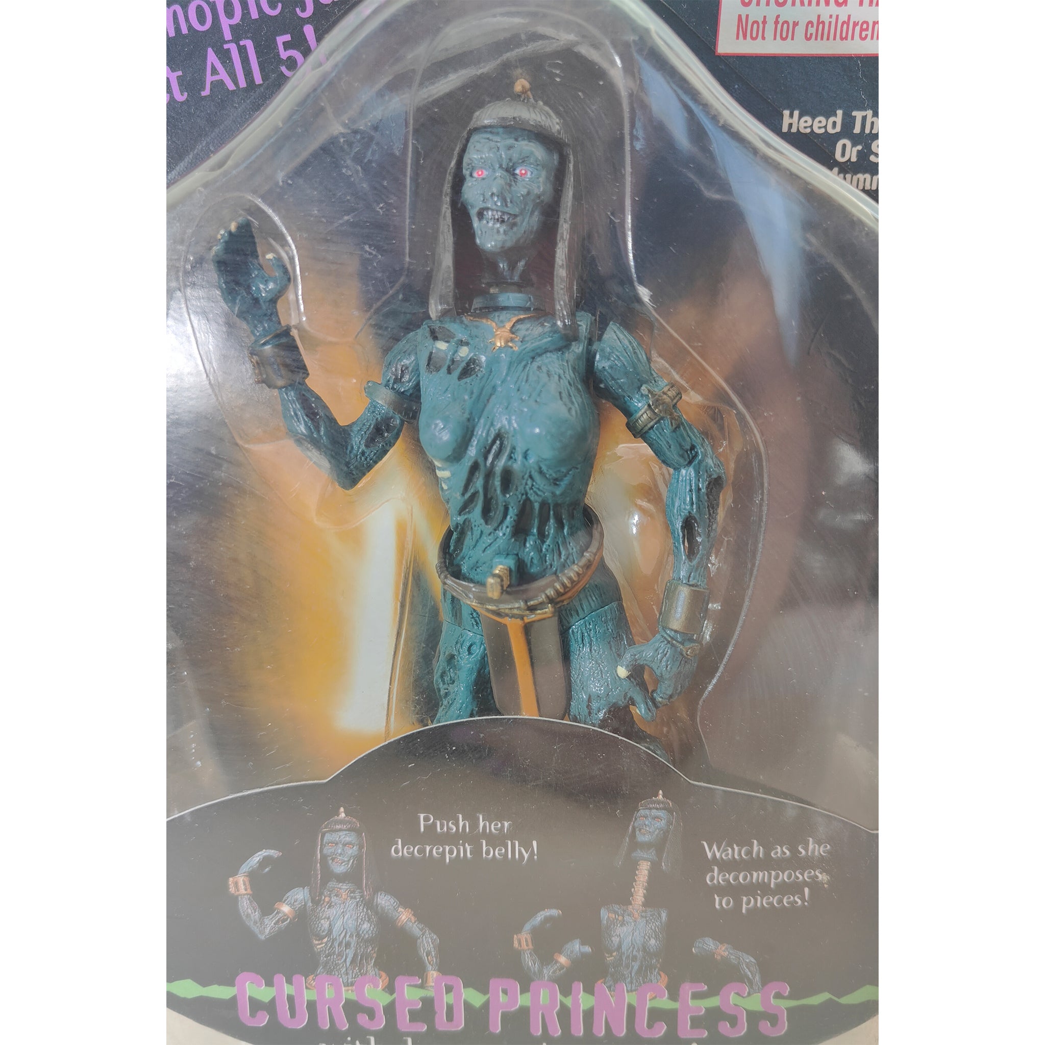 The Mummy Cursed Princess Toy Island Action Figure 1998 15cm – Movie Icons & Heroes, Vintage Brands, 15 cm, 1998, pre-owned collector piece, Uncanny Collectibles Dublin Ireland