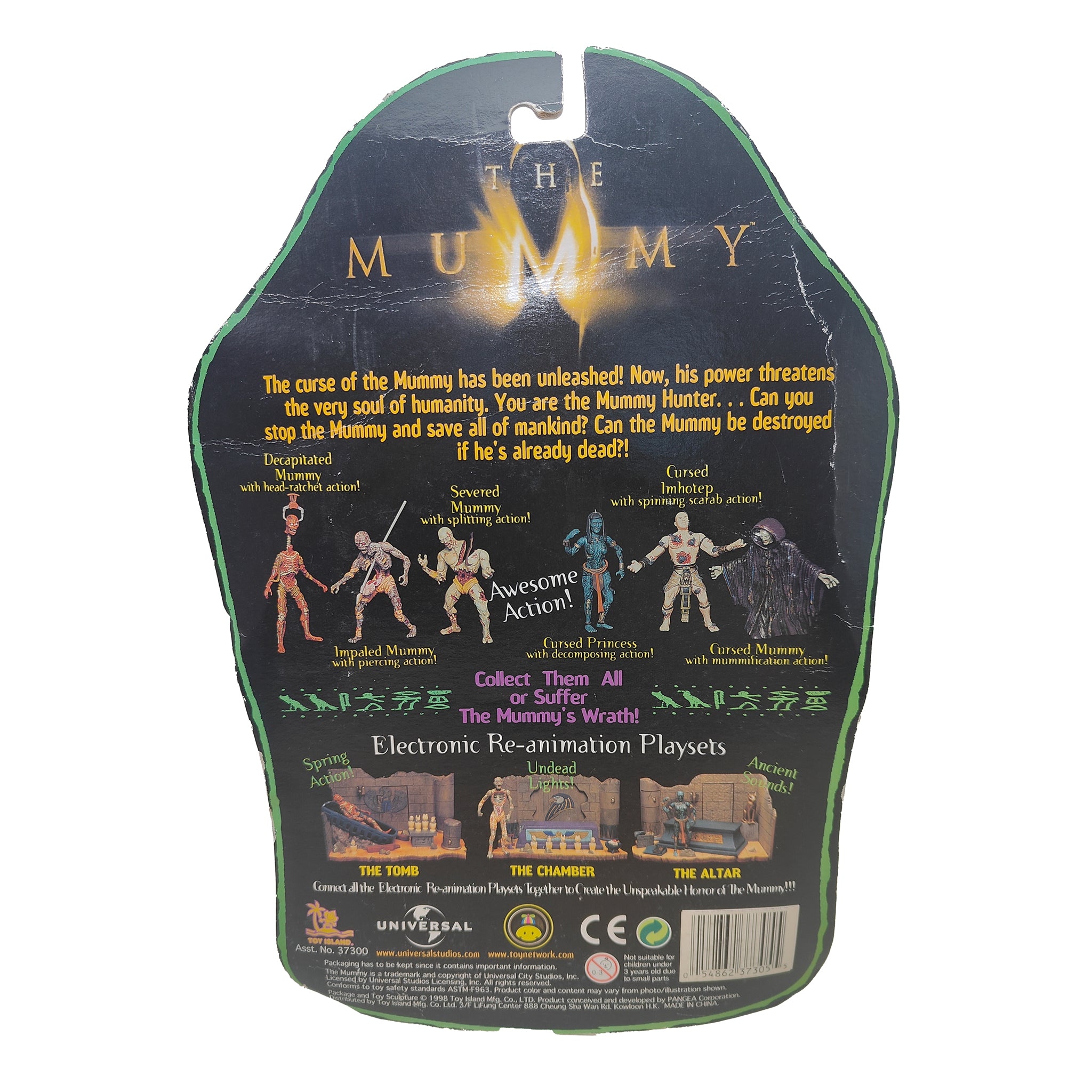 The Mummy Cursed Princess Toy Island Action Figure 1998 15cm – Movie Icons & Heroes, Vintage Brands, 15 cm, 1998, pre-owned collector piece, Uncanny Collectibles Dublin Ireland