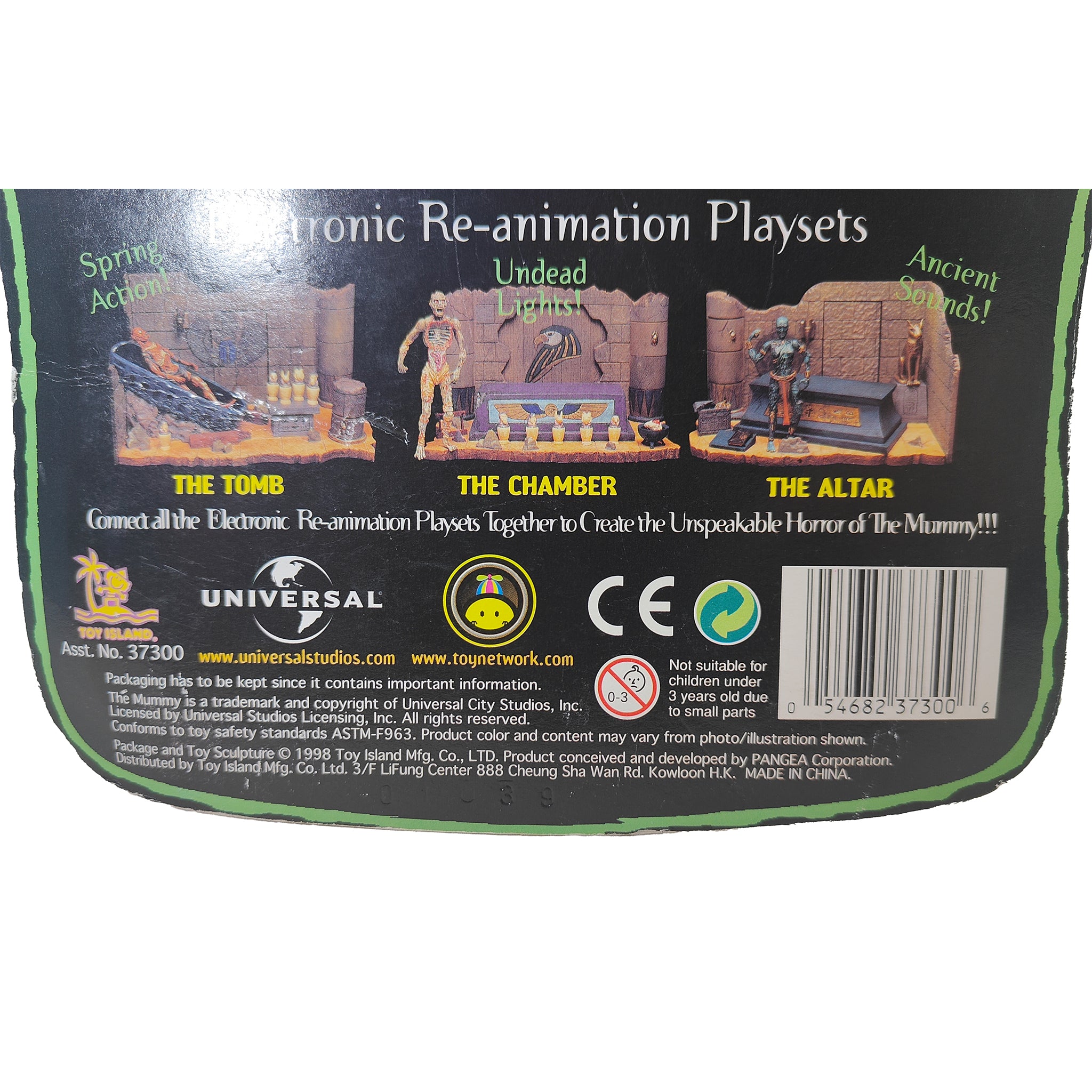 The Mummy Decapitated Mummy Toy Island Action Figure 1998 15cm – Movie Icons & Heroes, Vintage Brands, 15 cm, 1998, pre-owned collector piece, Uncanny Collectibles Dublin Ireland