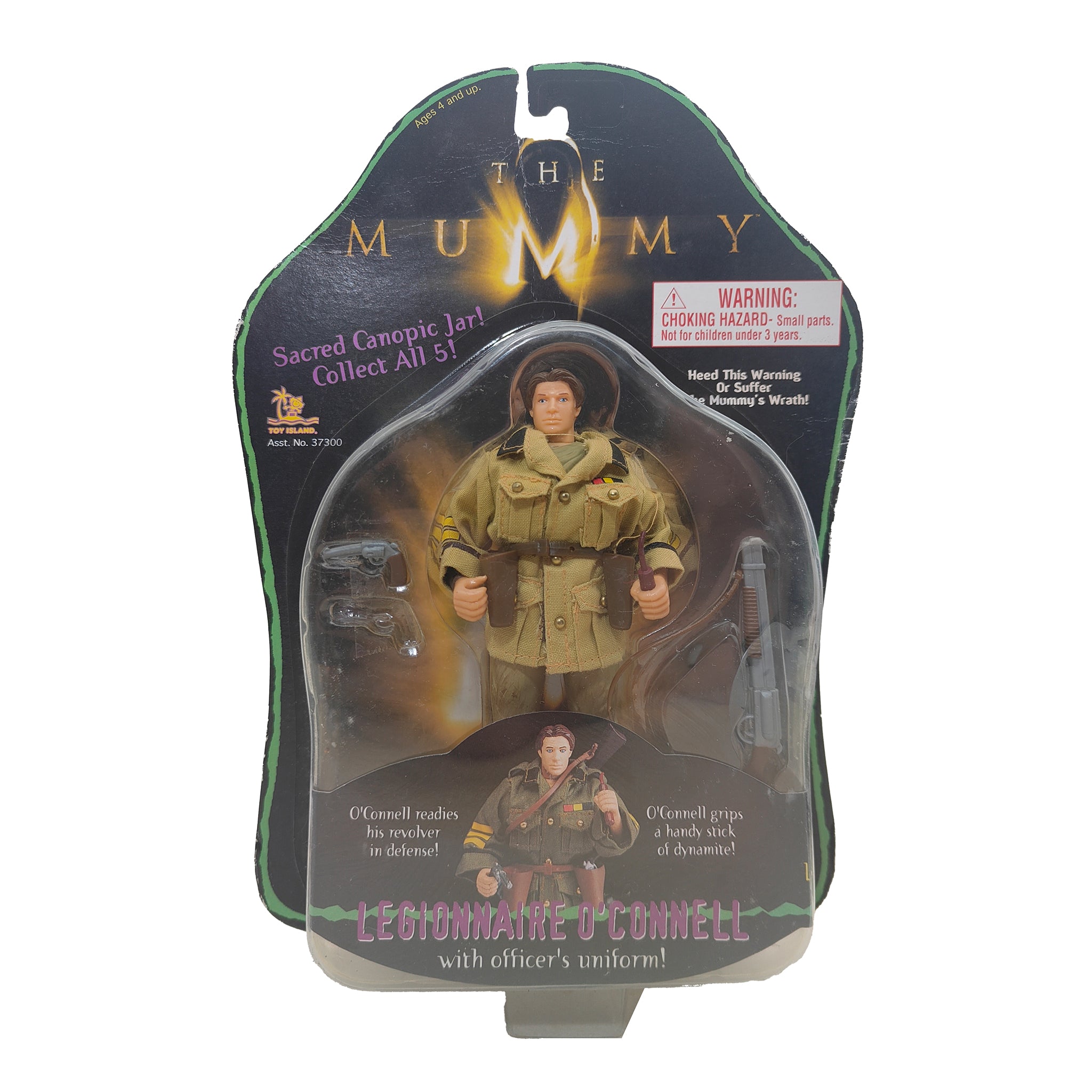 The Mummy Legionnaire Rick O Connell Toy Island Action Figure 1998 15cm – Movie Icons & Heroes, Vintage Brands, 15 cm, 1998, pre-owned collector piece, Uncanny Collectibles Dublin Ireland