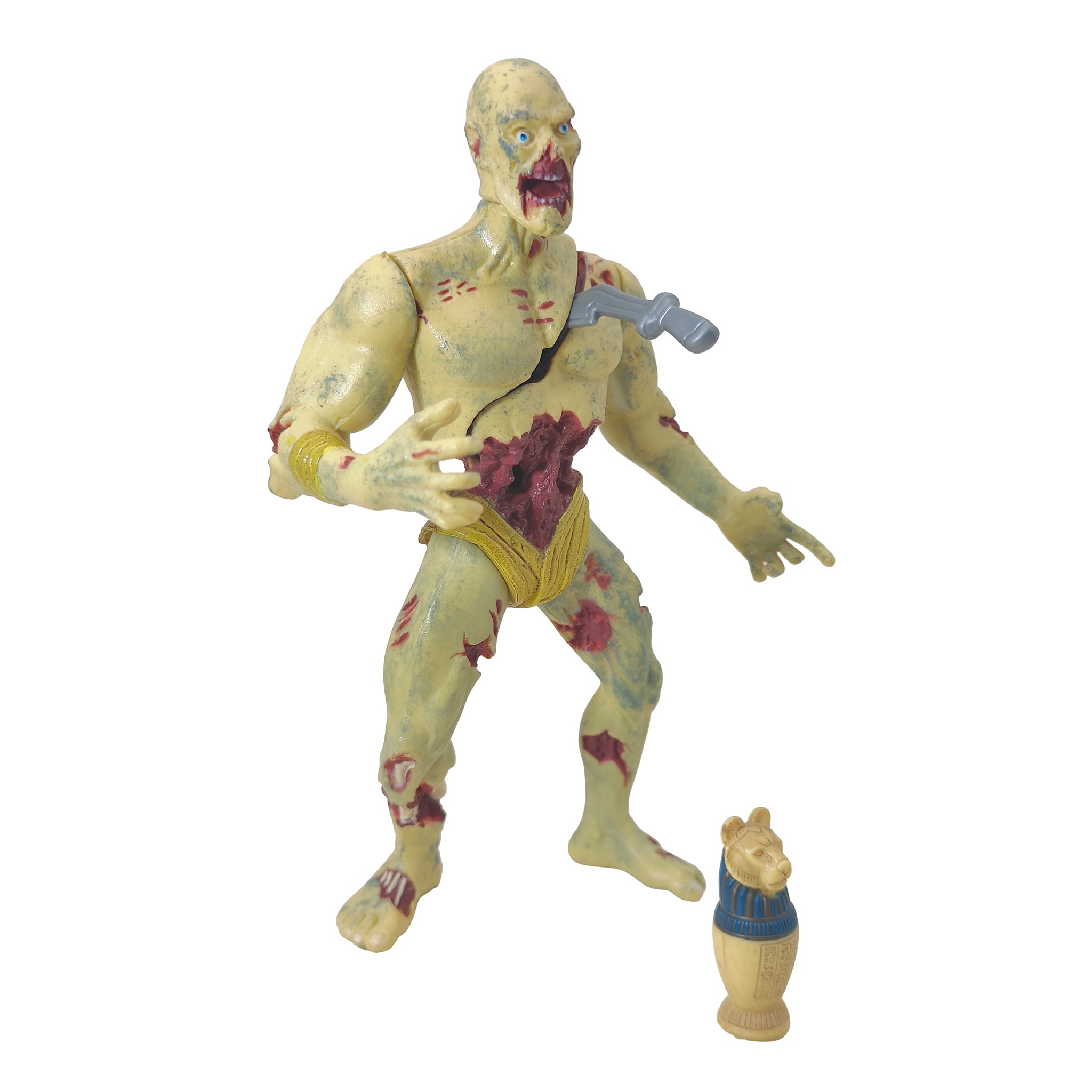 The Mummy Severed Mummy Toy Island Action Figure 1998 15cm – Movie Icons & Heroes, Vintage Brands, 15 cm, 1998, pre-owned collector piece, Uncanny Collectibles Dublin Ireland