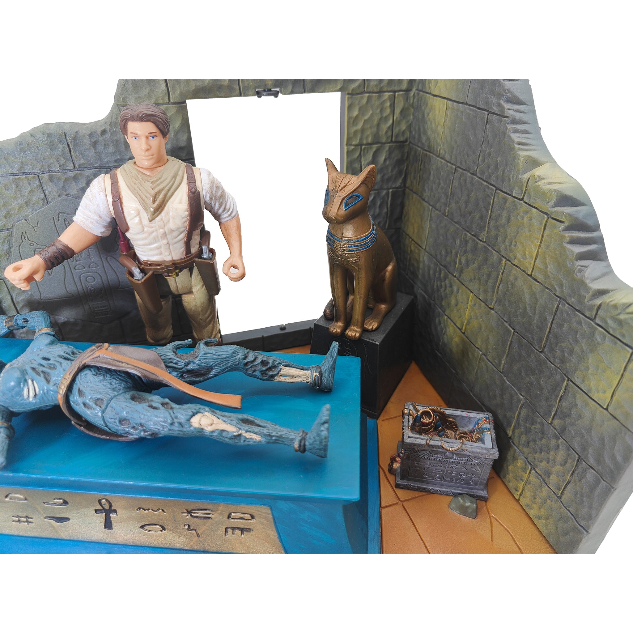 The Mummy The Altar Electronic Re-Animation Playset Toy Island 1998 – Movie Icons & Heroes, Vintage Brands, 15 cm, 1998, pre-owned collector piece, Uncanny Collectibles Dublin Ireland