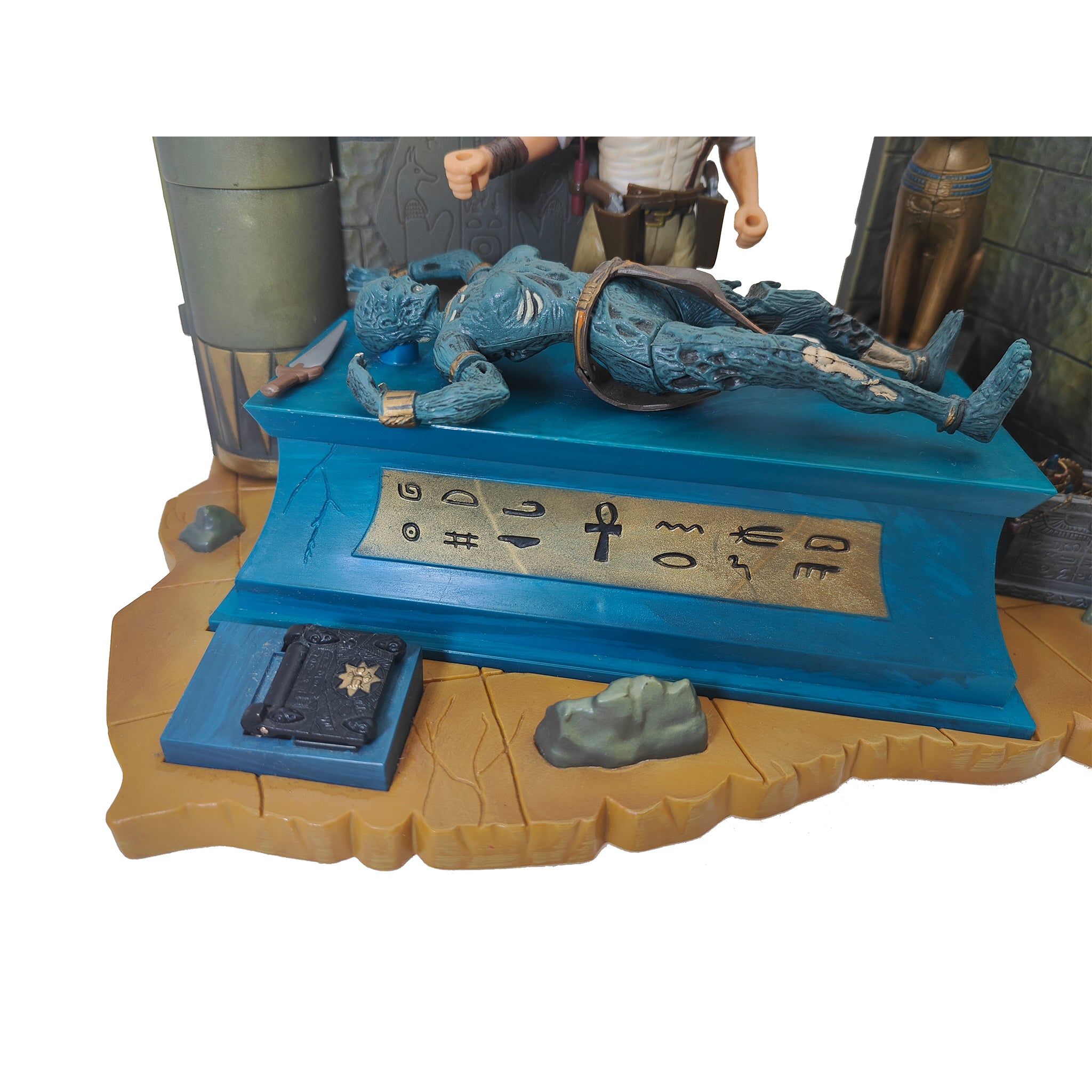 The Mummy The Altar Electronic Re-Animation Playset Toy Island 1998 – Movie Icons & Heroes, Vintage Brands, 15 cm, 1998, pre-owned collector piece, Uncanny Collectibles Dublin Ireland