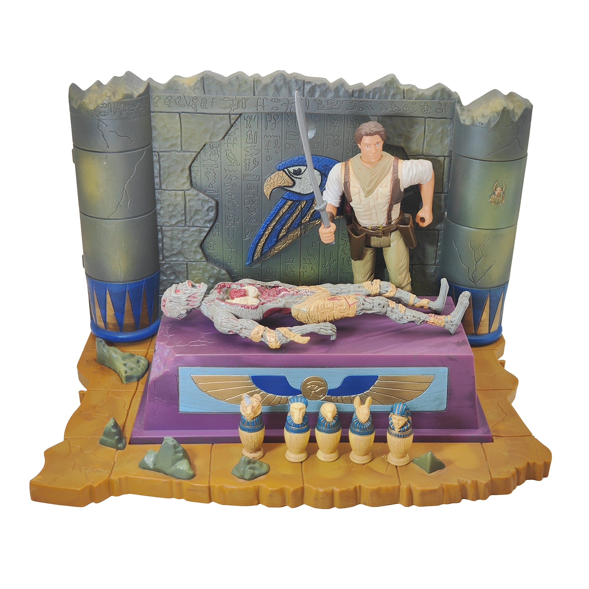 The Mummy The Chamber Electronic Re-Animation Playset Toy Island 1998