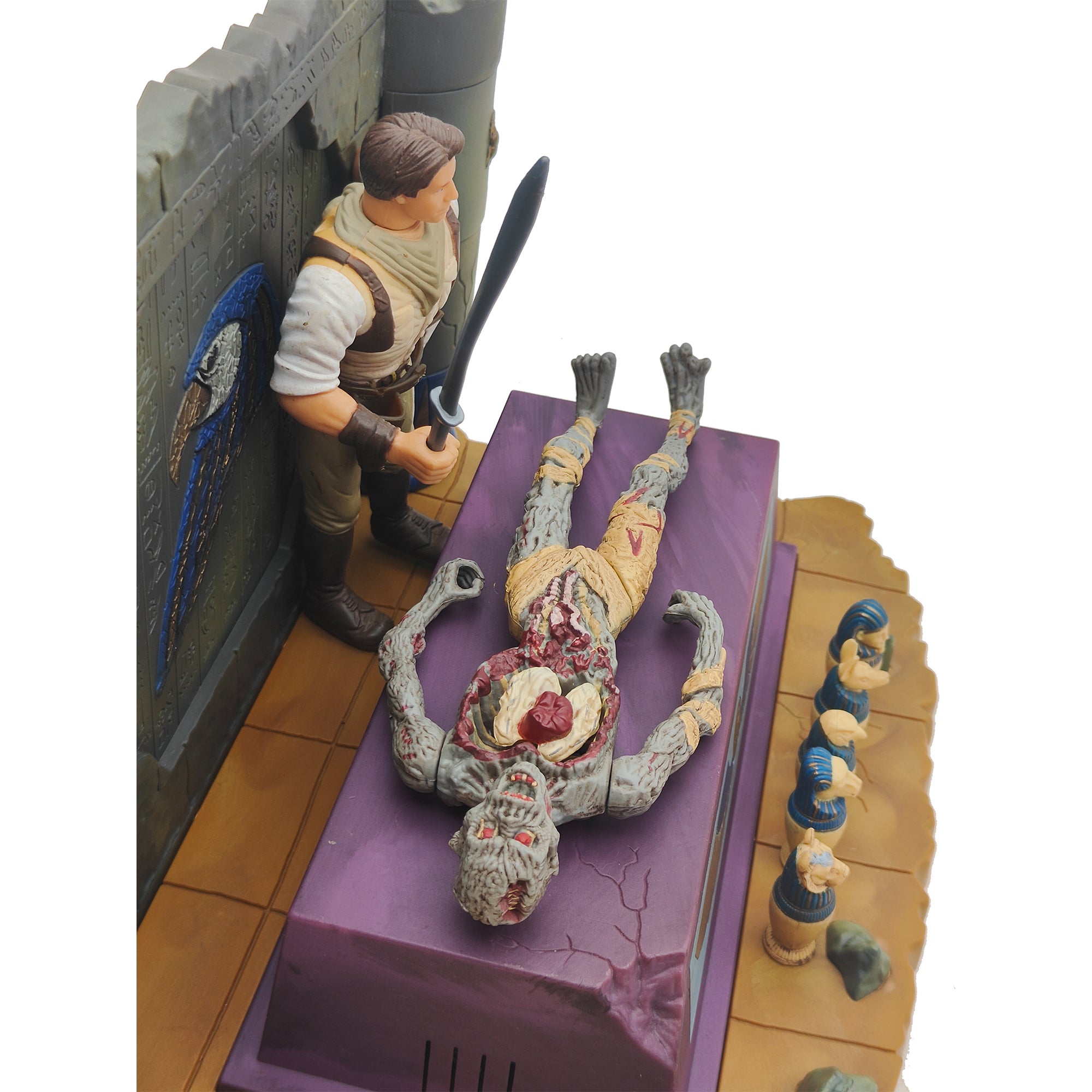 The Mummy The Chamber Electronic Re-Animation Playset Toy Island 1998