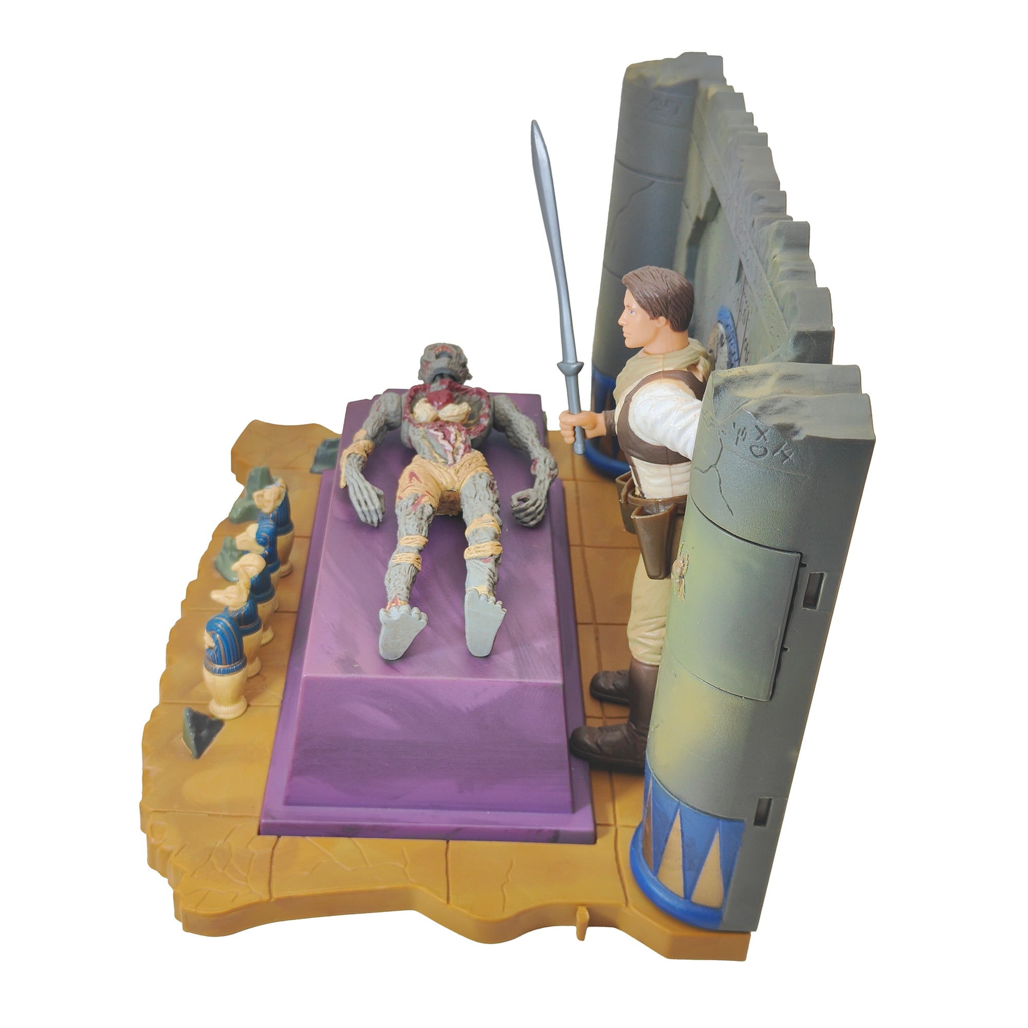 The Mummy The Chamber Electronic Re-Animation Playset Toy Island 1998
