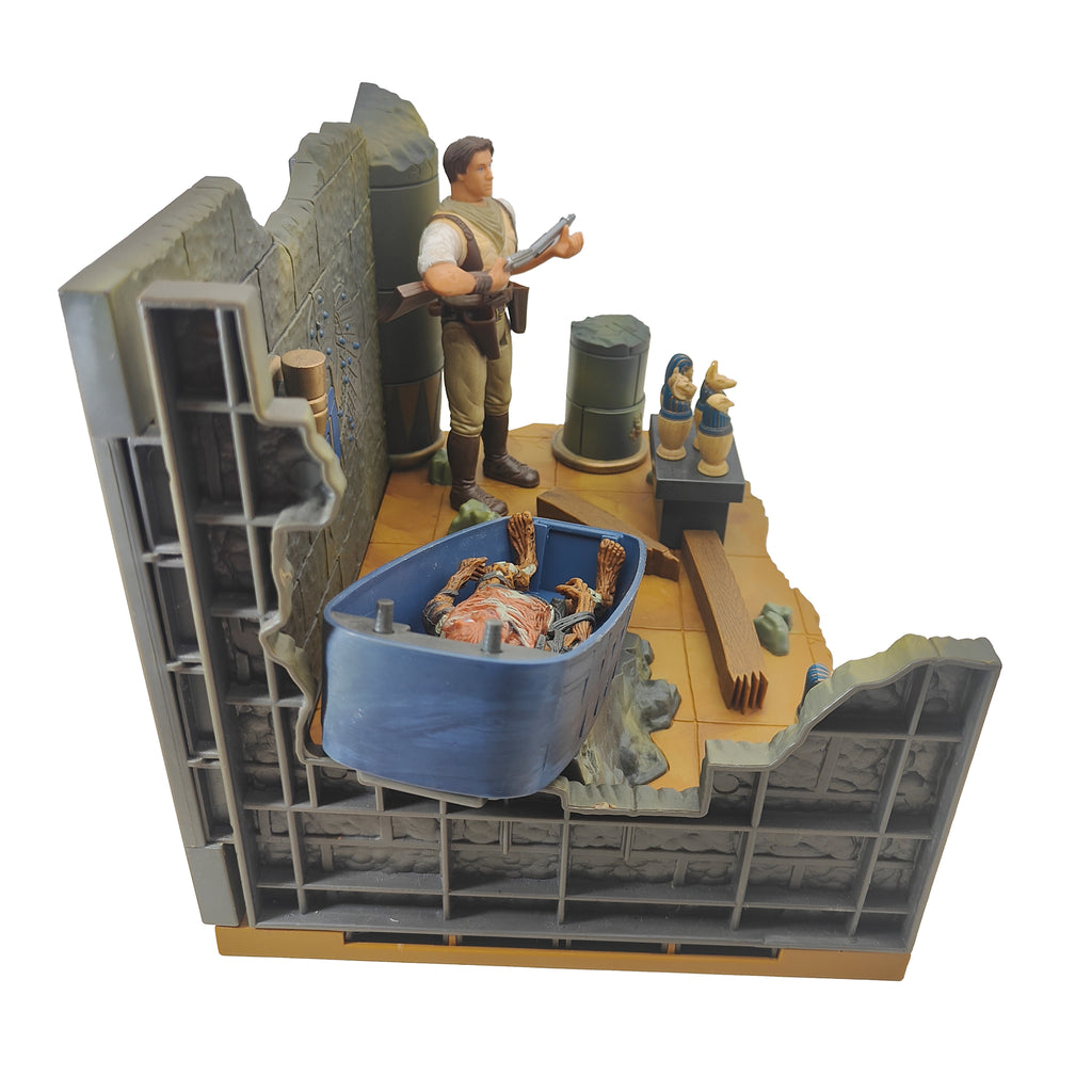 The Mummy The Tomb Electronic Re-Animation Playset Toy Island 1998 – Movie Icons & Heroes, Vintage Brands, 15 cm, 1998, pre-owned collector piece, Uncanny Collectibles Dublin Ireland