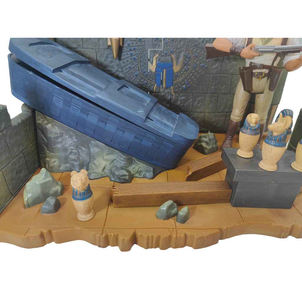 The Mummy The Tomb Electronic Re-Animation Playset Toy Island 1998 – Movie Icons & Heroes, Vintage Brands, 15 cm, 1998, pre-owned collector piece, Uncanny Collectibles Dublin Ireland