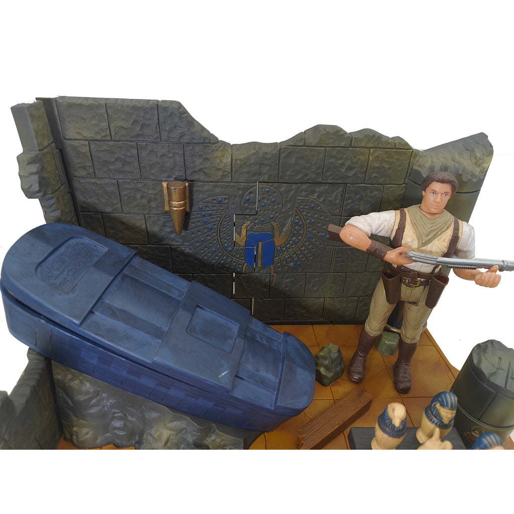 The Mummy The Tomb Electronic Re-Animation Playset Toy Island 1998 – Movie Icons & Heroes, Vintage Brands, 15 cm, 1998, pre-owned collector piece, Uncanny Collectibles Dublin Ireland