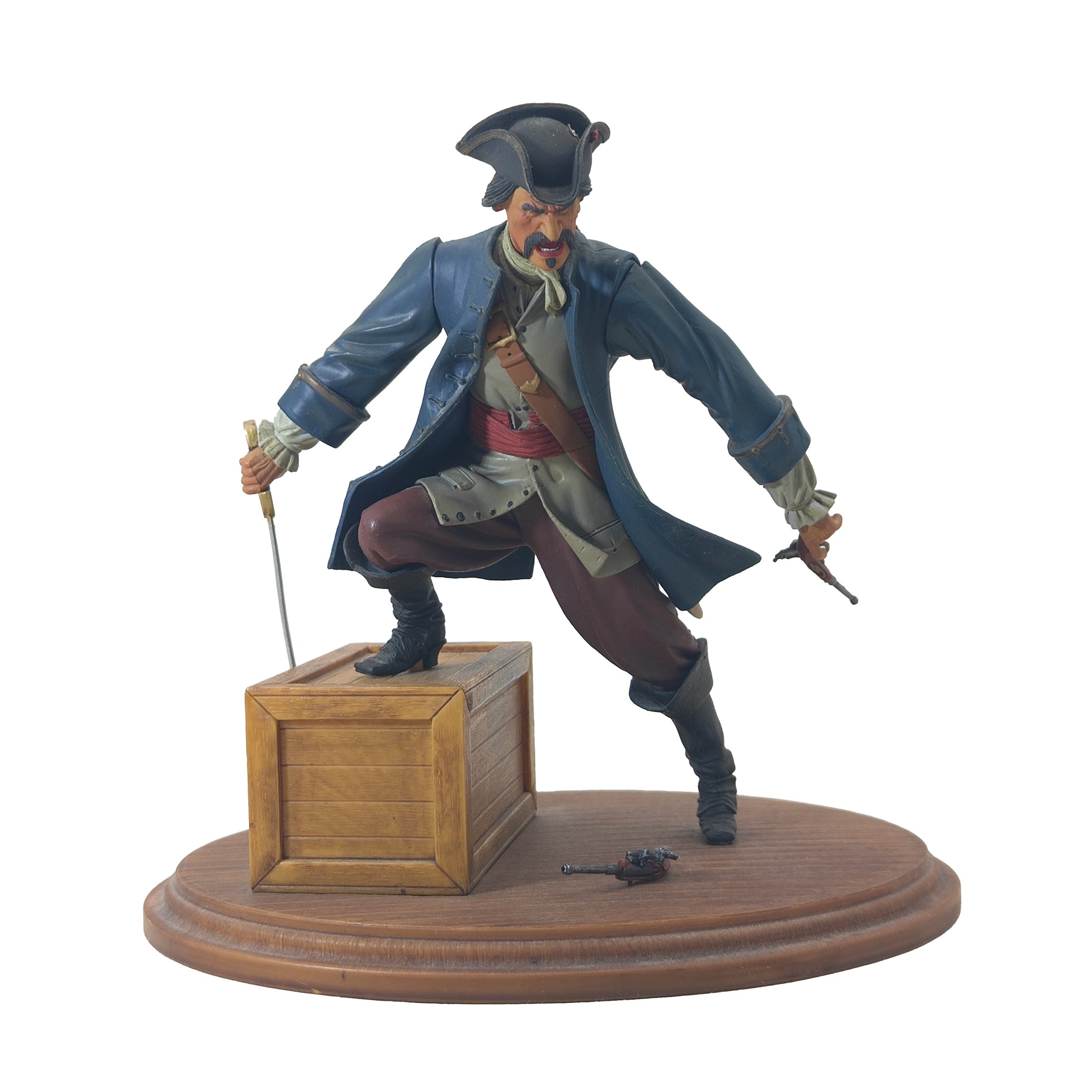 The Pirate Captain Dusty Trails Toys Series 1 Action Figure 2003 – Movie Icons & Heroes, Vintage Brands, 15 cm, 2003, pre-owned collector piece, Uncanny Collectibles Dublin Ireland