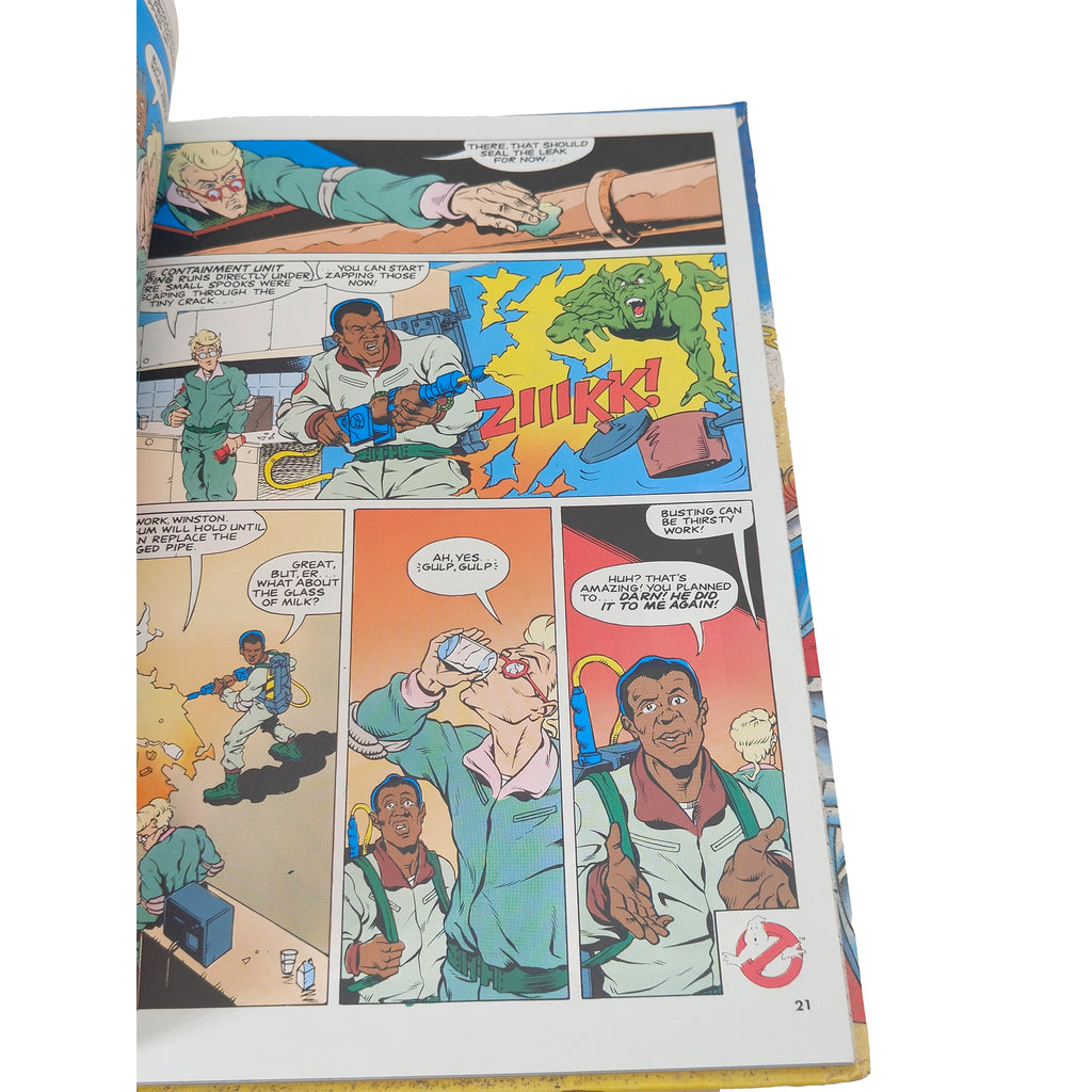 The Real Ghostbusters Annual 1991 - Vintage Hardcover Book – Ghostbusters, Vintage Brands, -, 1991, pre-owned collector piece, Uncanny Collectibles Dublin Ireland