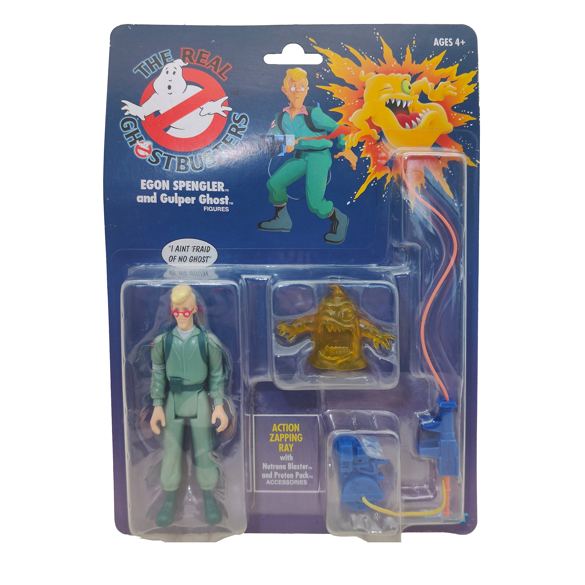 The Real Ghostbusters Egon Spengler and Gulper Ghost Action Figure 2020 15cm – Ghostbusters, Hasbro, 15 cm, 2020, pre-owned collector piece, Uncanny Collectibles Dublin Ireland