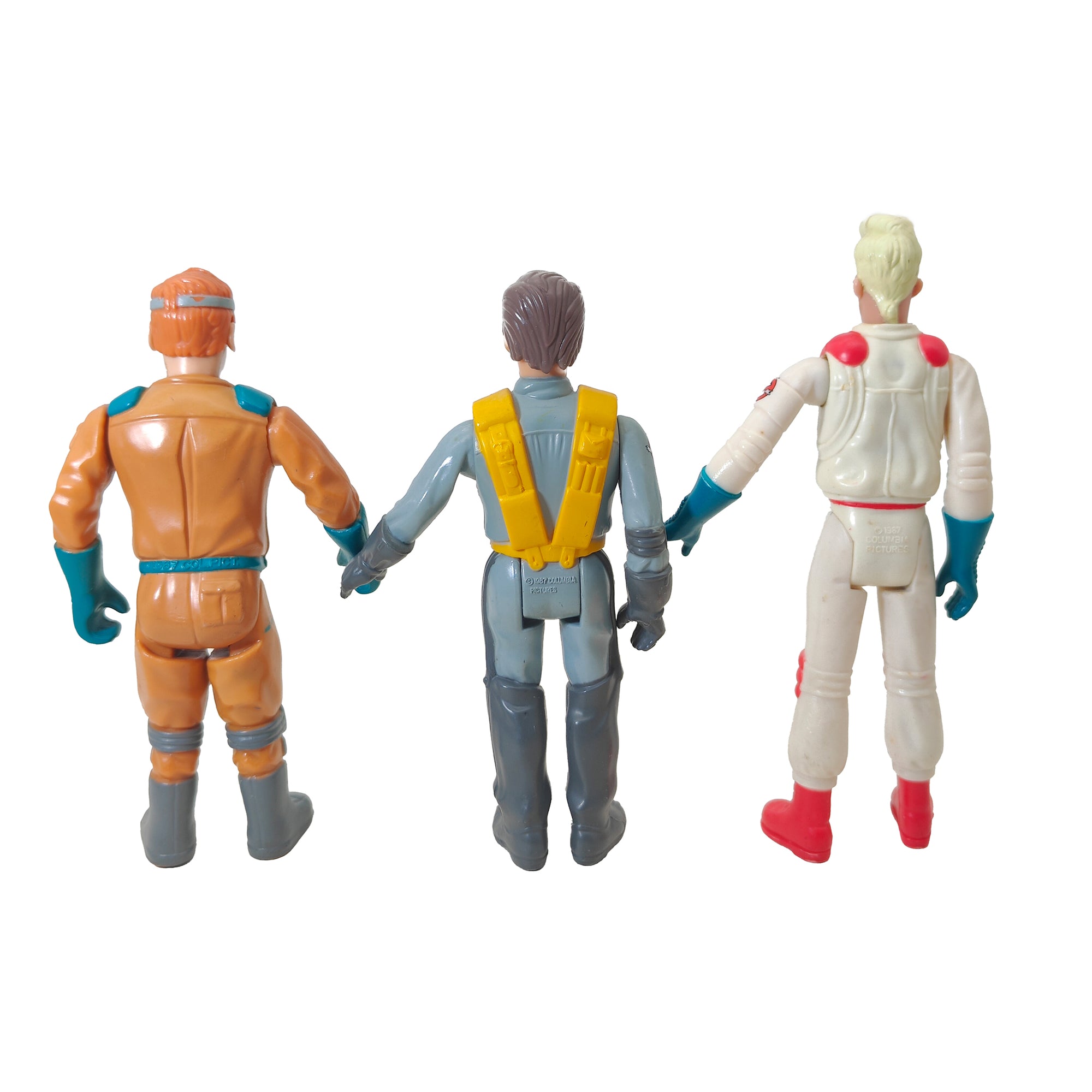 The Real Ghostbusters Fright Features Kenner 3 Piece Action Figure Bundle 1987 15cm