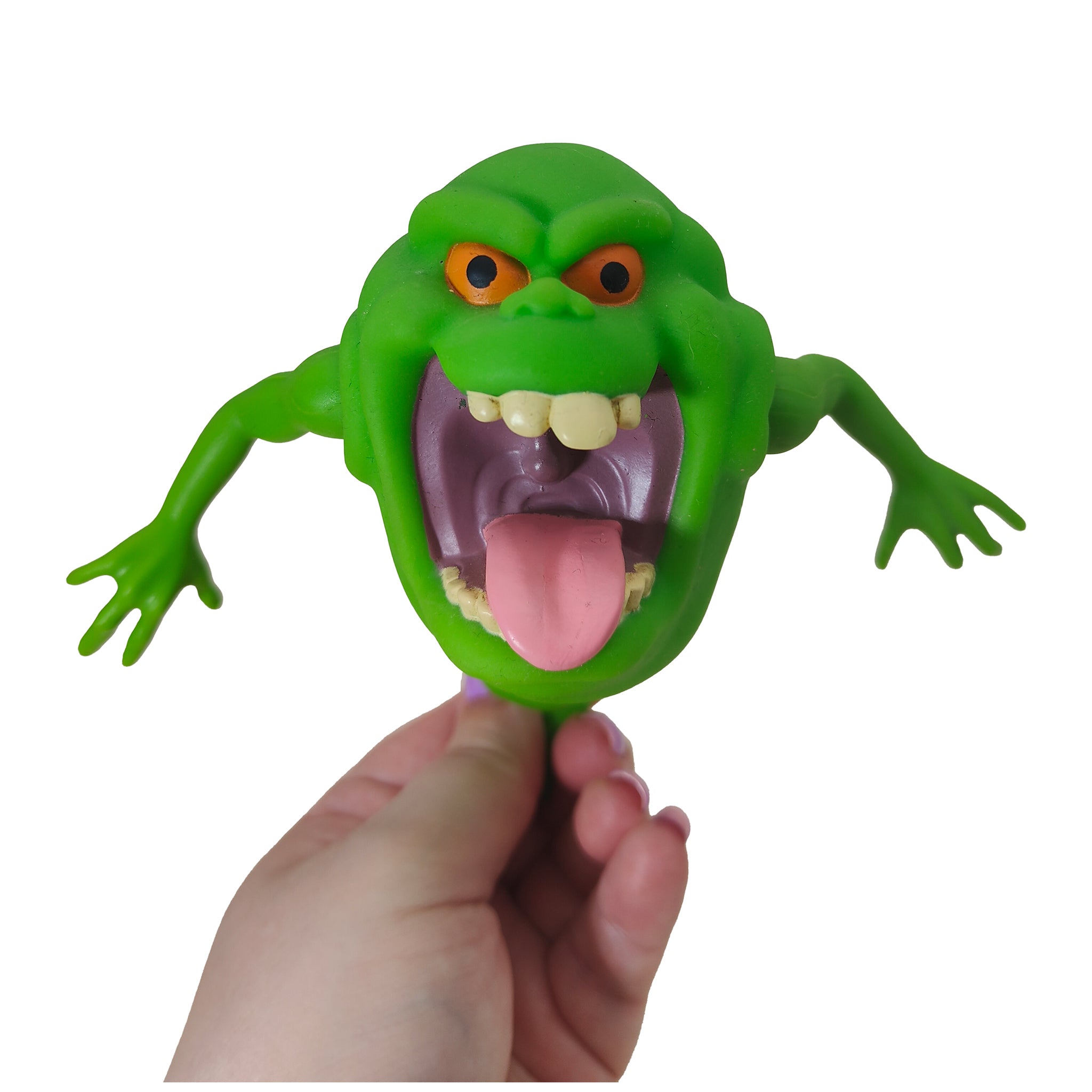 The Real Ghostbusters Green Ghost Slimer Kenner Action Figure 1986 – Ghostbusters, Kenner, 15 cm, 1986, pre-owned collector piece, Uncanny Collectibles Dublin Ireland