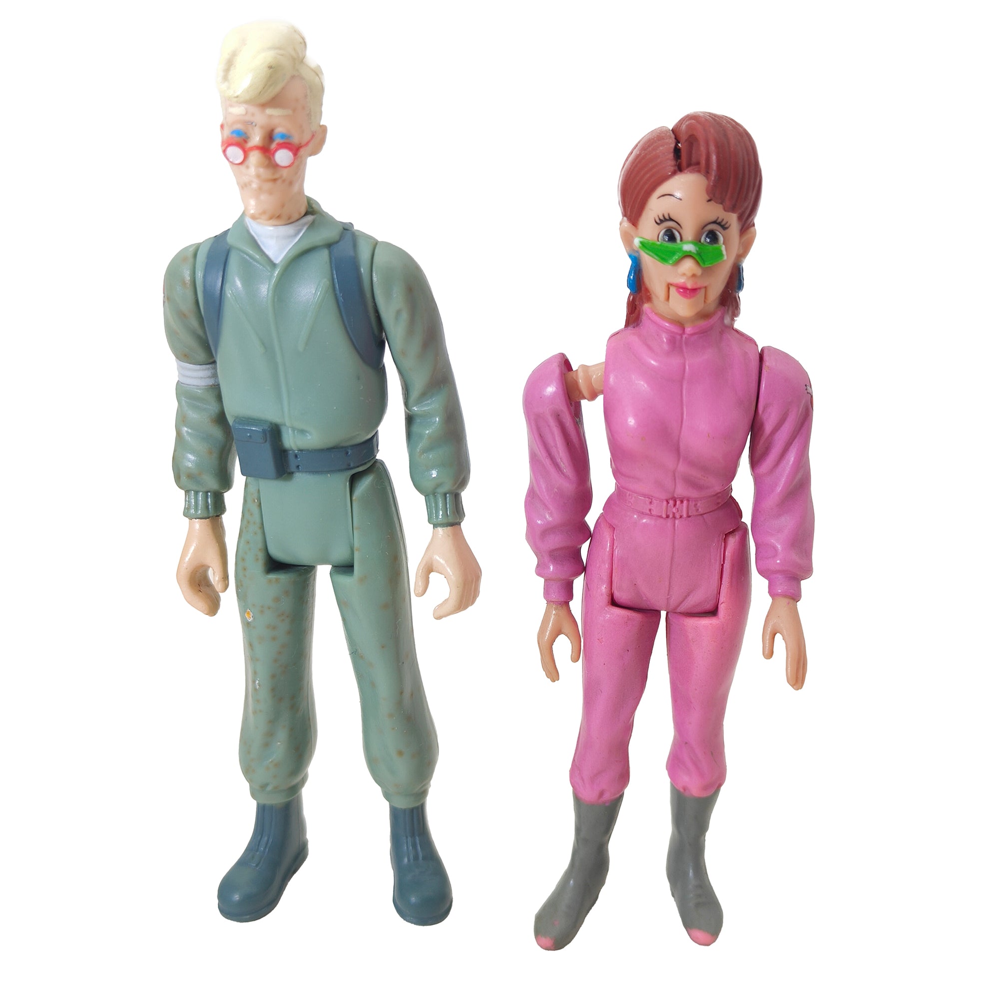 The Real Ghostbusters Kenner 7 Piece Action Figure Bundle 1984 15cm