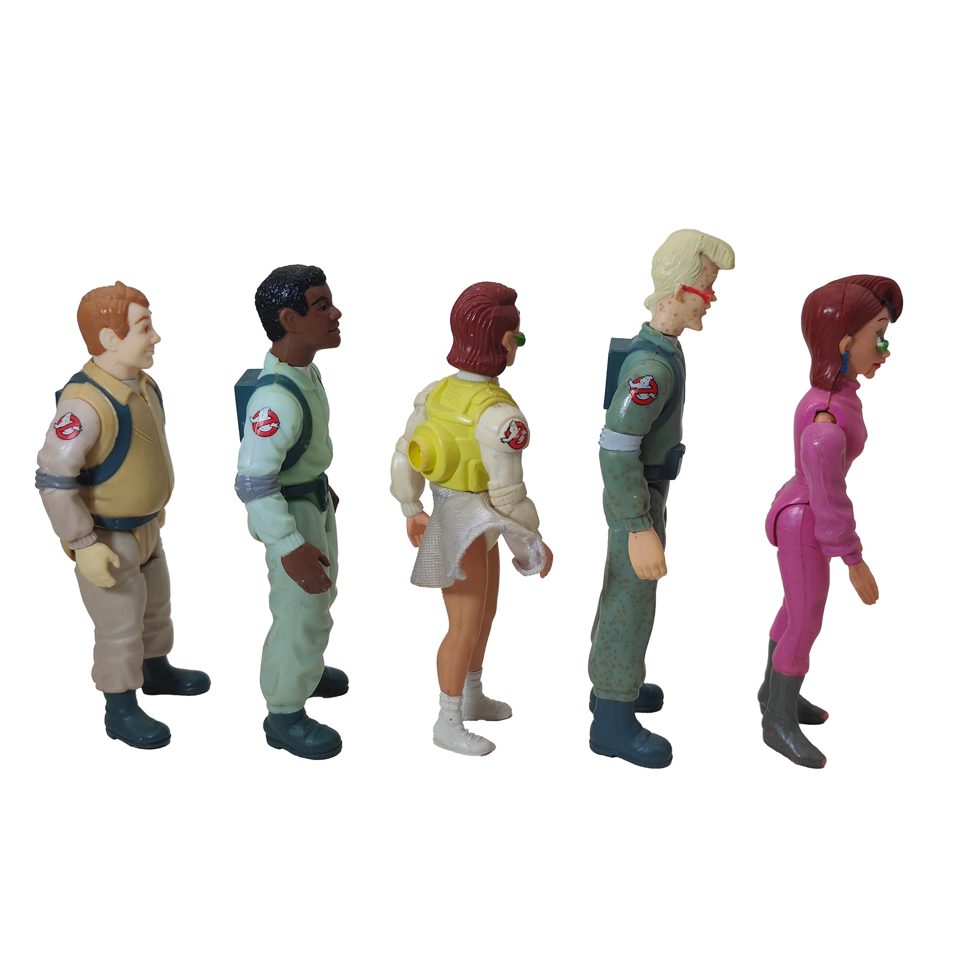 The Real Ghostbusters Kenner 7 Piece Action Figure Bundle 1984 15cm