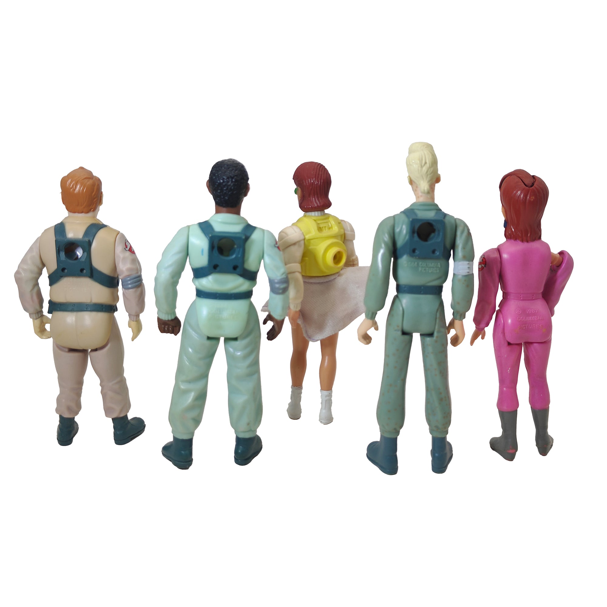 The Real Ghostbusters Kenner 7 Piece Action Figure Bundle 1984 15cm