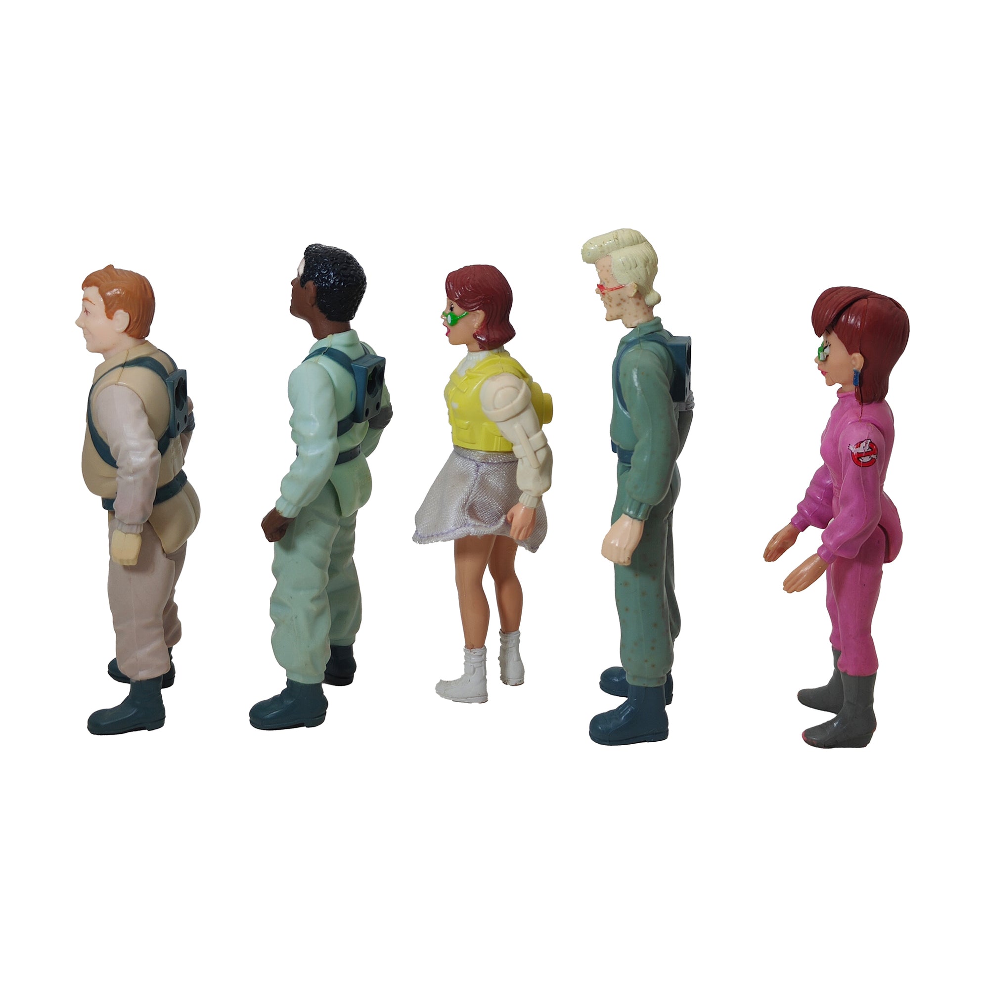 The Real Ghostbusters Kenner 7 Piece Action Figure Bundle 1984 15cm