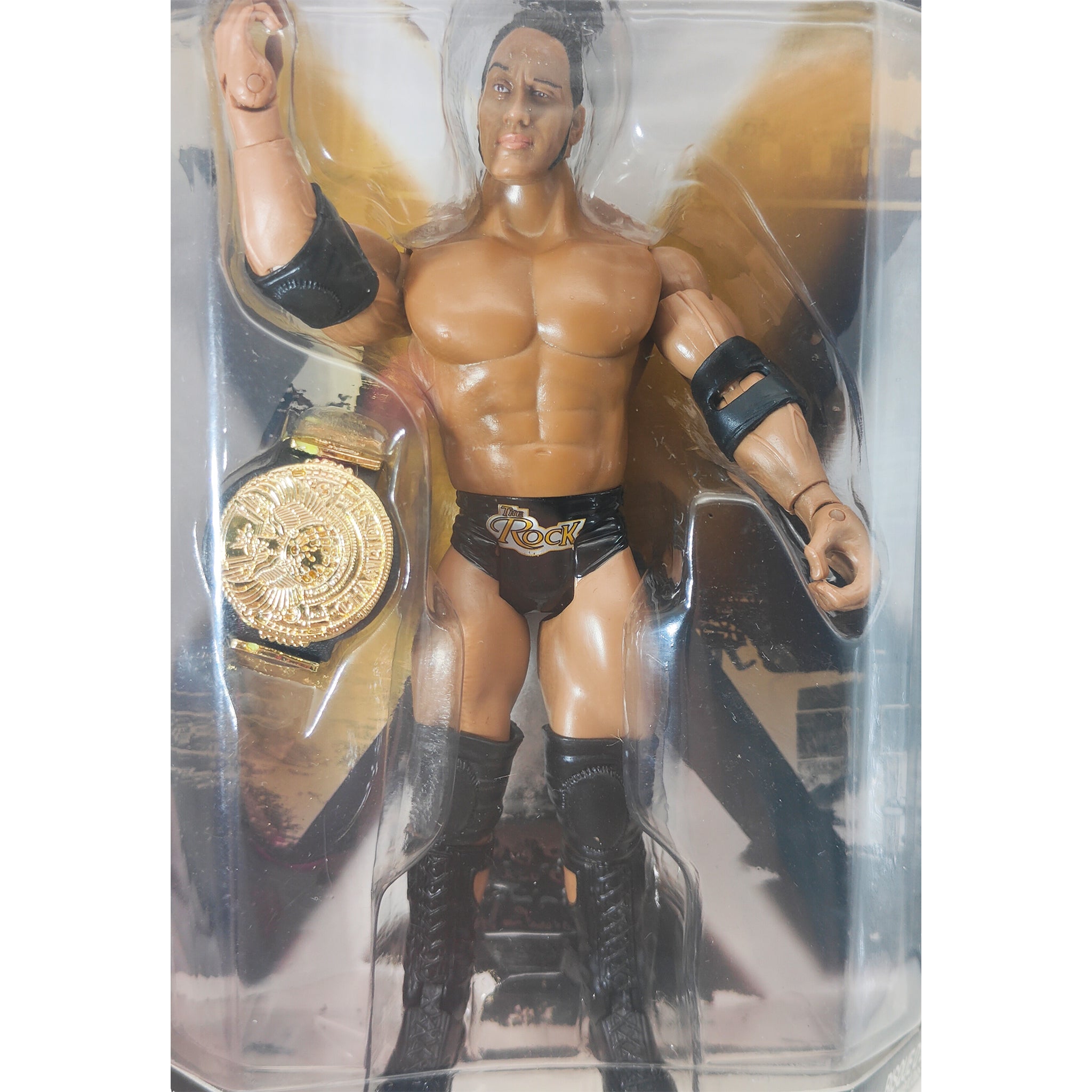 The Rock WWE Classic Superstars Series 20 Jakks Pacific Action Figure 2008 18cm – WWE, JAKKS Pacific, 18 cm, 2008, pre-owned collector piece, Uncanny Collectibles Dublin Ireland