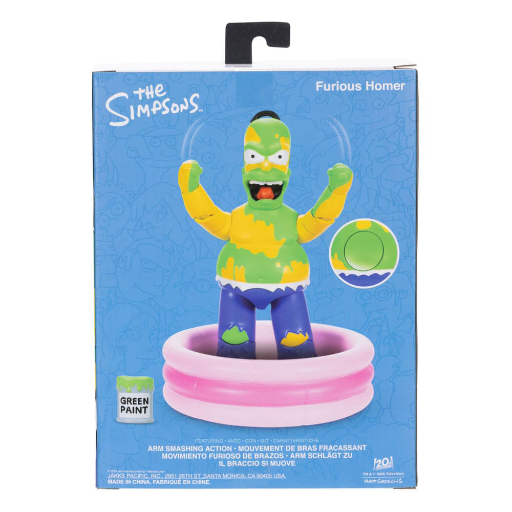 The Simpsons Furious Homer Jakks Pacific Premium Action Figure – The Simpsons, JAKKS Pacific, 13 cm, 2024, brand new collector item, Uncanny Collectibles Dublin Ireland
