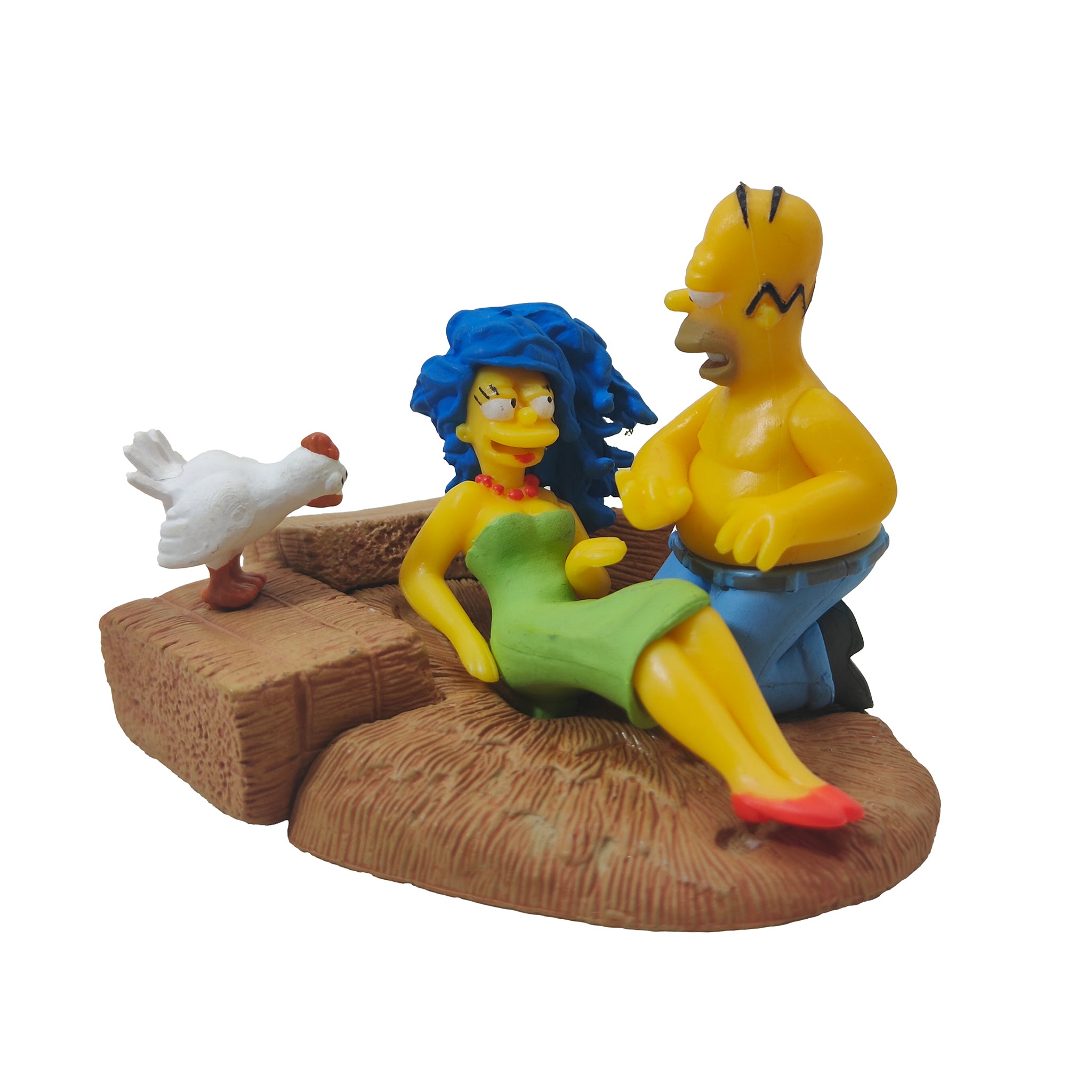 The Simpsons Homer and Marge Gentle Giant Busts Ups Mini Diorama – The Simpsons, Gentle Giant Studios, 7 cm, pre-owned collector piece, Uncanny Collectibles Dublin Ireland