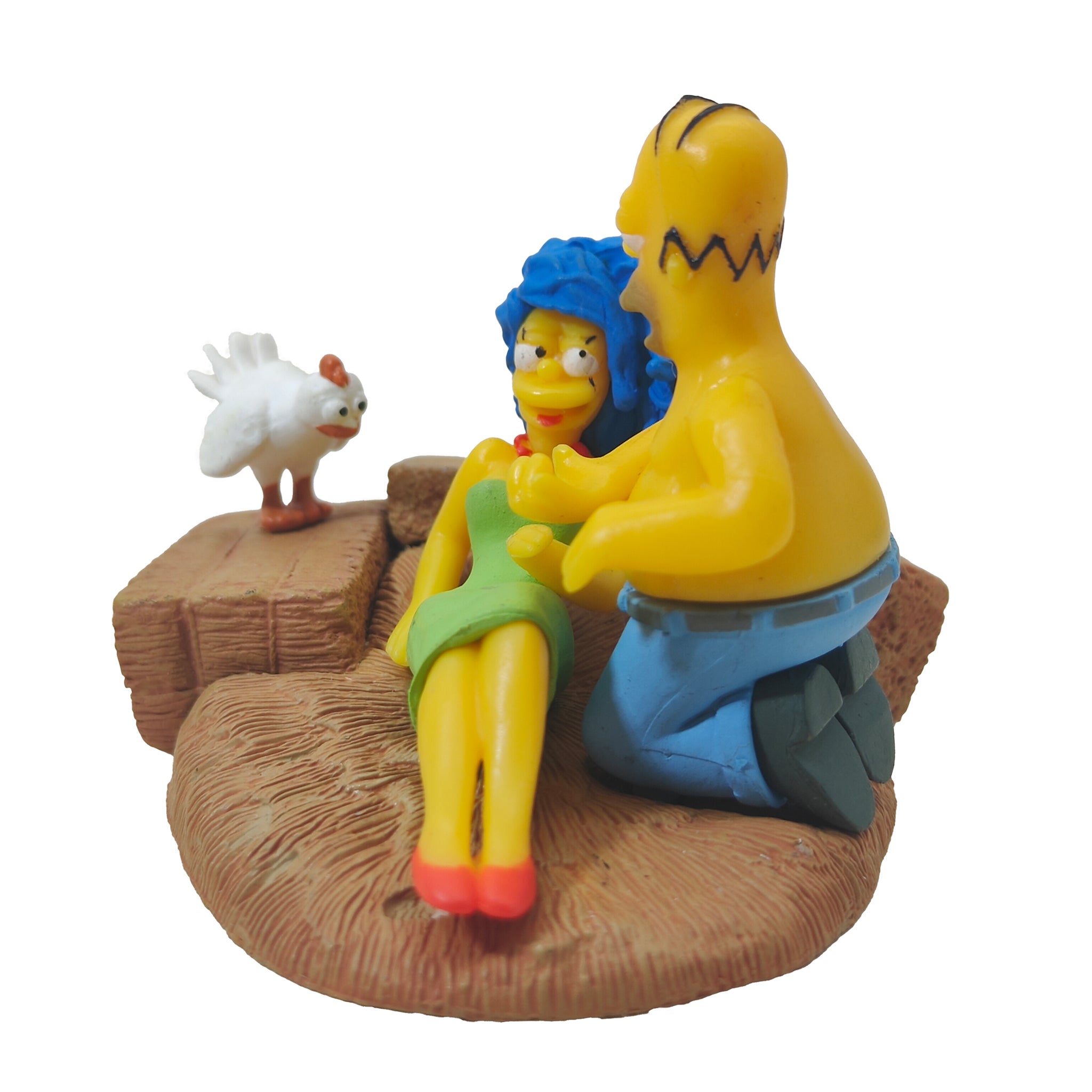 The Simpsons Homer and Marge Gentle Giant Busts Ups Mini Diorama – The Simpsons, Gentle Giant Studios, 7 cm, pre-owned collector piece, Uncanny Collectibles Dublin Ireland