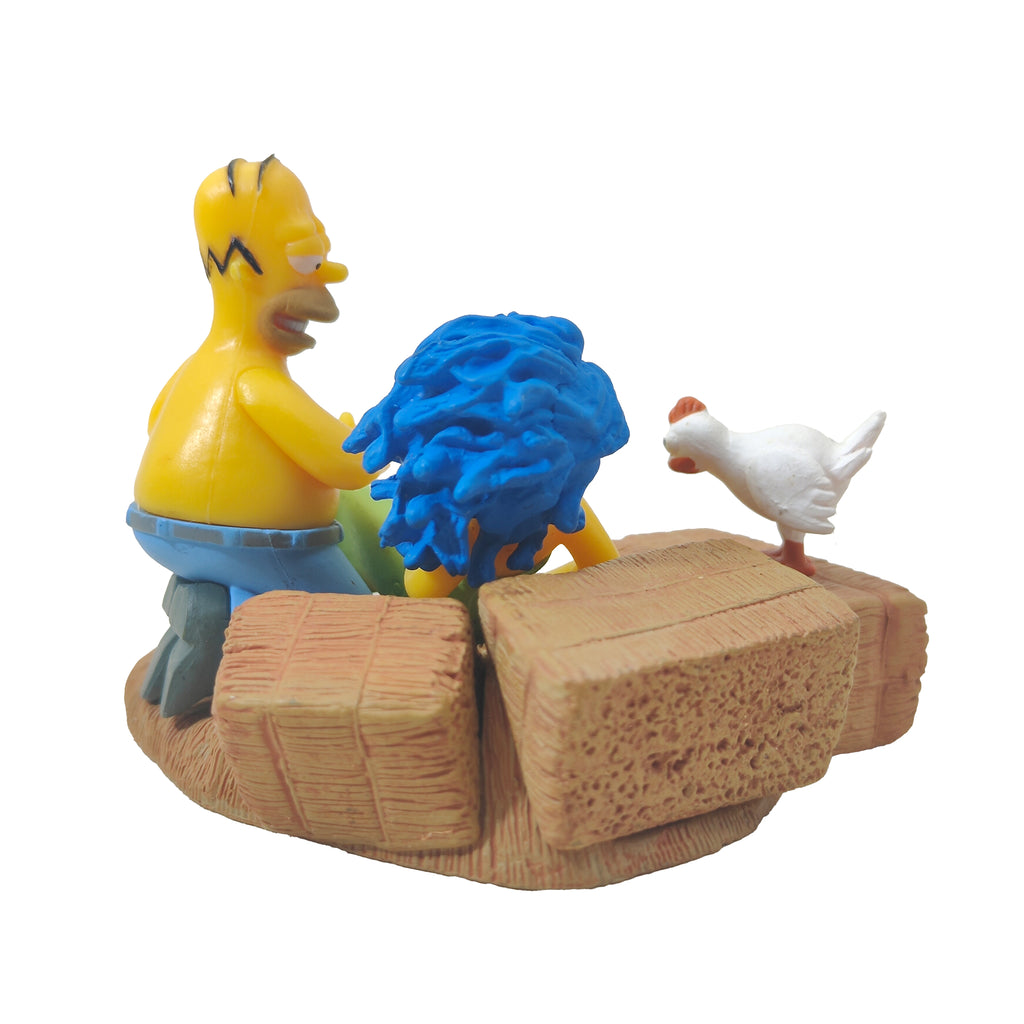 The Simpsons Homer and Marge Gentle Giant Busts Ups Mini Diorama – The Simpsons, Gentle Giant Studios, 7 cm, pre-owned collector piece, Uncanny Collectibles Dublin Ireland