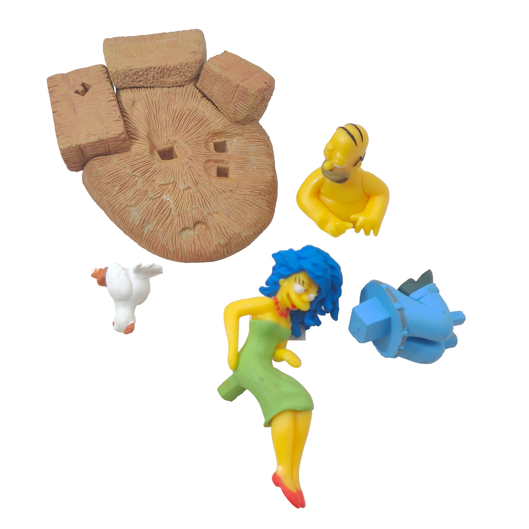 The Simpsons Homer and Marge Gentle Giant Busts Ups Mini Diorama – The Simpsons, Gentle Giant Studios, 7 cm, pre-owned collector piece, Uncanny Collectibles Dublin Ireland