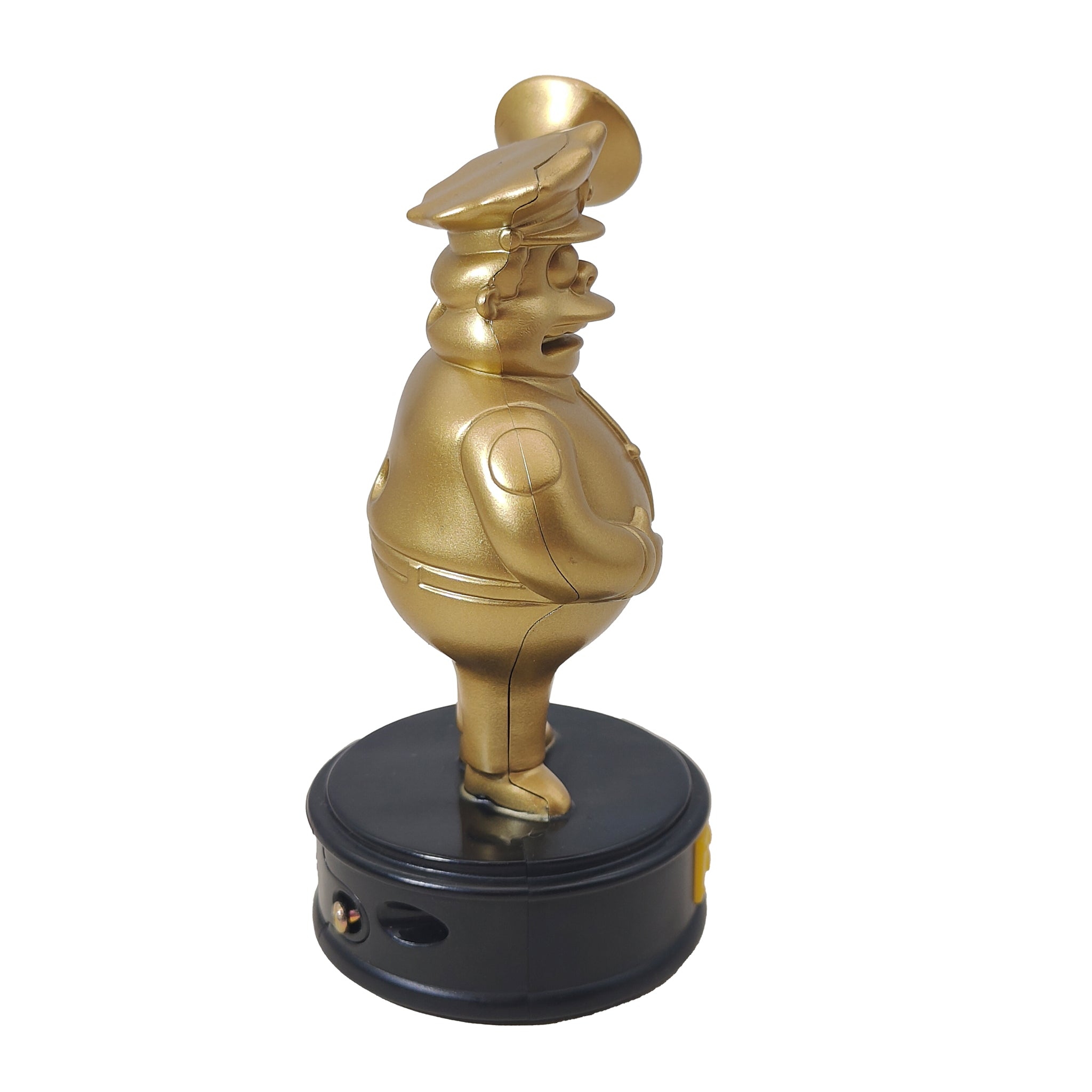 The Simpsons Movie Chief Wiggum Gold Talking Statue Burger King Figure 2007
