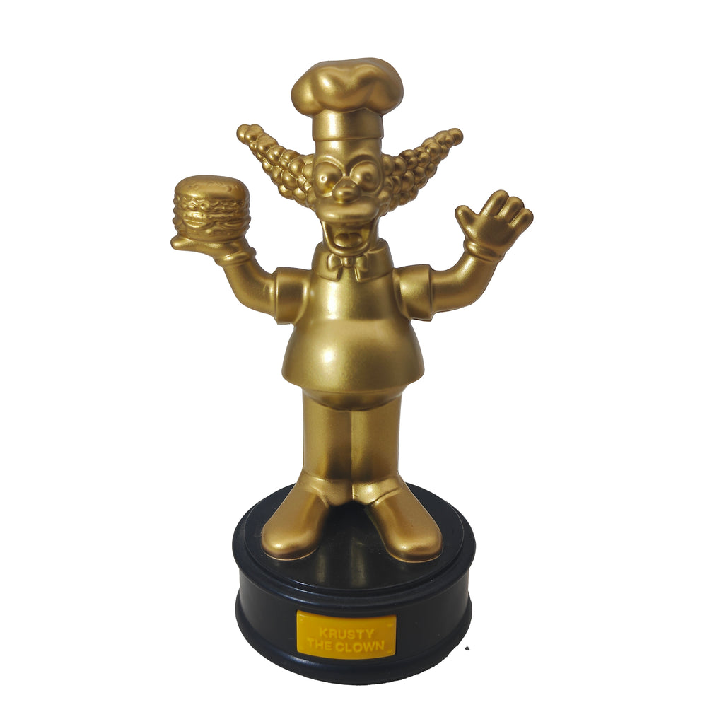 The Simpsons Movie Krusty the Clown Gold Talking Statue Burger King 2007