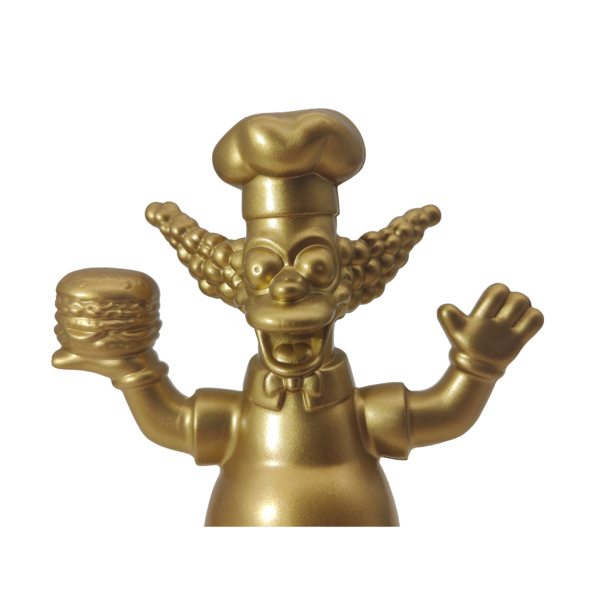 The Simpsons Movie Krusty the Clown Gold Talking Statue Burger King 2007