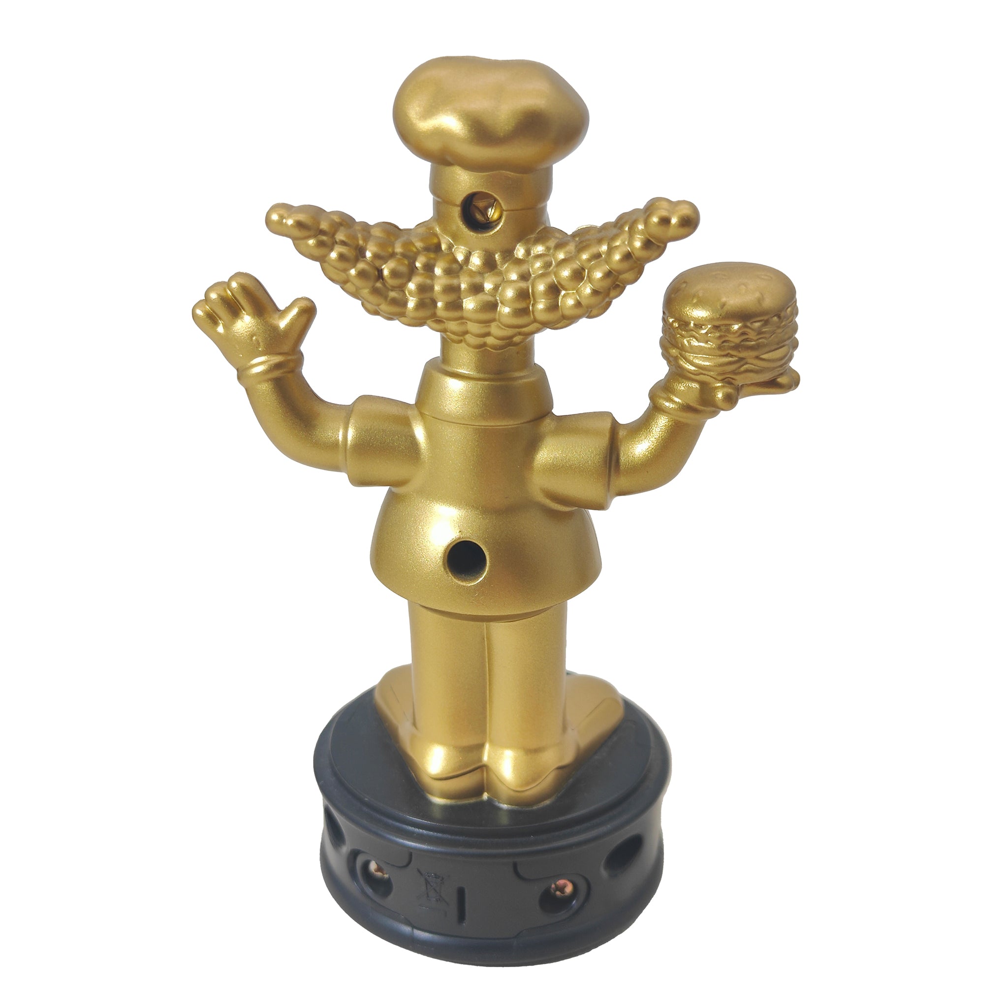 The Simpsons Movie Krusty the Clown Gold Talking Statue Burger King 2007