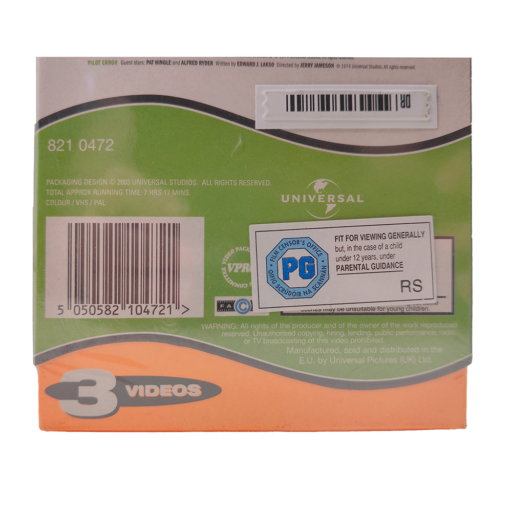 The Six Million Dollar Man 9 Episode 3 Video VHS Box Set 2003 – Six Million Dollar Man, Vintage Brands, -, 2003, pre-owned collector piece, Uncanny Collectibles Dublin Ireland