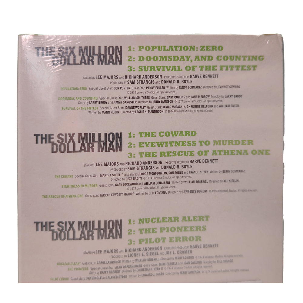 The Six Million Dollar Man 9 Episode 3 Video VHS Box Set 2003 – Six Million Dollar Man, Vintage Brands, -, 2003, pre-owned collector piece, Uncanny Collectibles Dublin Ireland