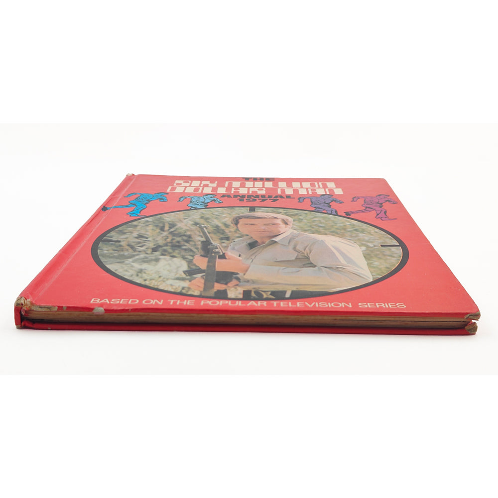 The Six Million Dollar Man Annual 1977 - Vintage Hardcover Book – Six Million Dollar Man, Vintage Brands, -, 1977, pre-owned collector piece, Uncanny Collectibles Dublin Ireland