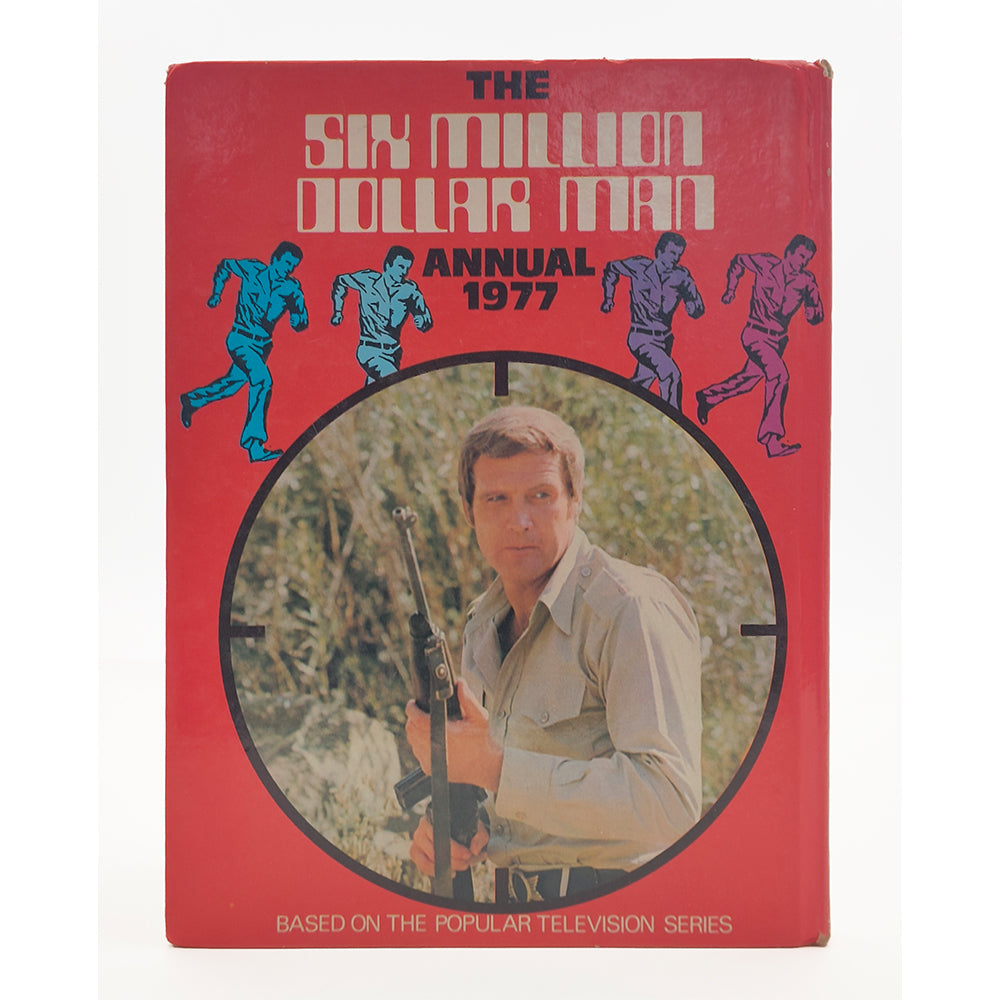 The Six Million Dollar Man Annual 1977 - Vintage Hardcover Book – Six Million Dollar Man, Vintage Brands, -, 1977, pre-owned collector piece, Uncanny Collectibles Dublin Ireland