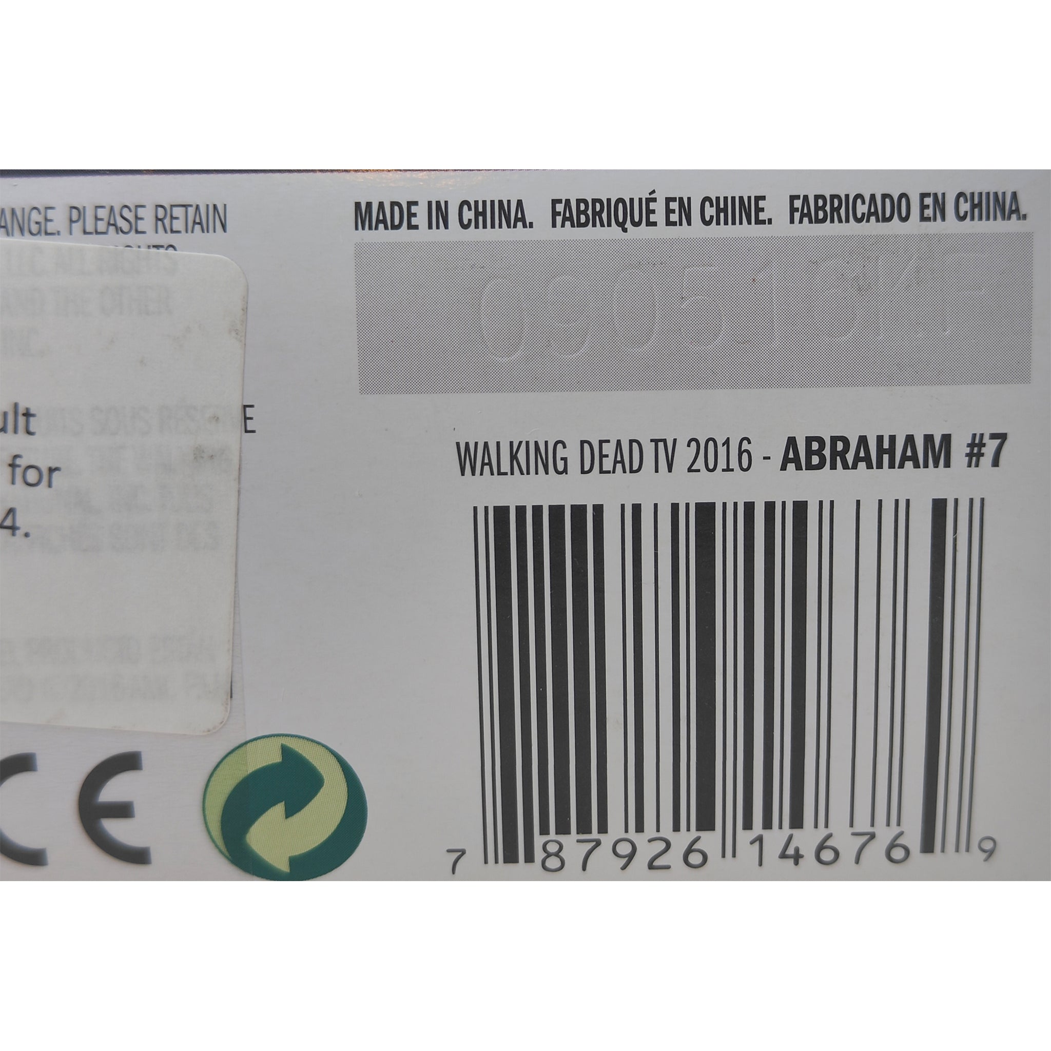 The Walking Dead Abraham Ford McFarlane Toys Color Tops Action Figure 2016 18cm