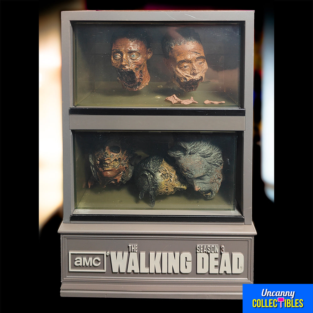 The Walking Dead Complete Season 3 Set With Zombie Head Fishtank Limited Edition Box Set AMC 2013 – The Walking Dead, Vintage Brands, -, 2013, pre-owned collector piece, Uncanny Collectibles Dublin Ireland