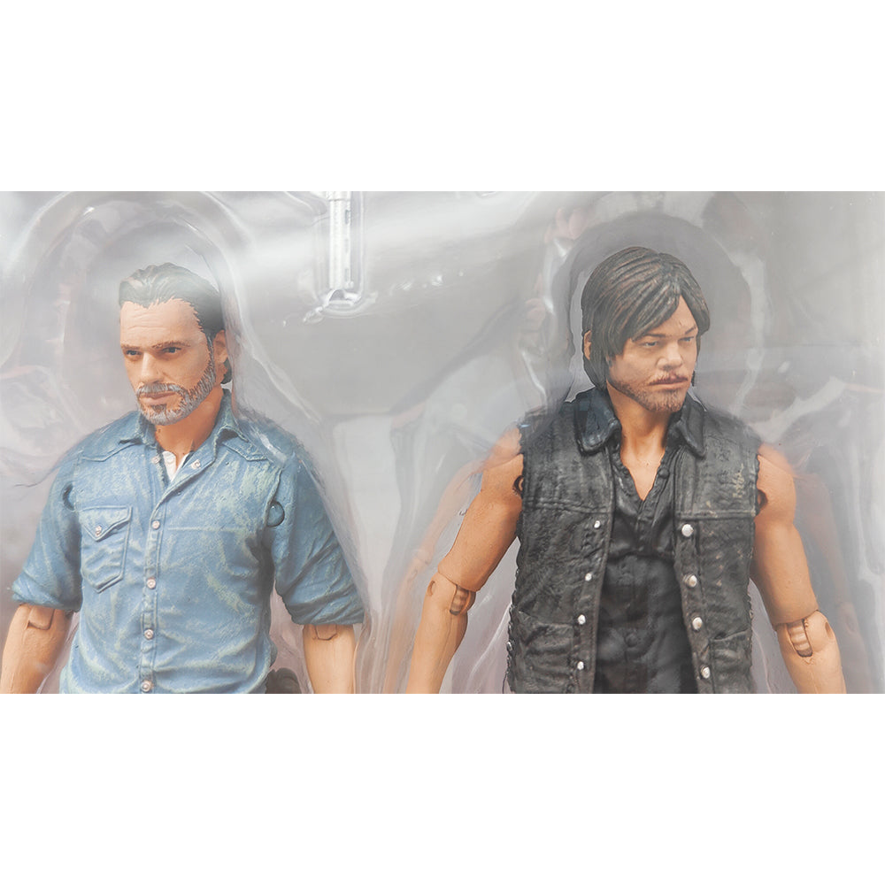 The Walking Dead Limited Edition Allies 3-Pack Rick Daryl Jesus McFarlane Toys 12 cm Action Figures 2018 – The Walking Dead, McFarlane Toys, 12 cm, 2018, pre-owned collector piece, Uncanny Collectibles Dublin Ireland