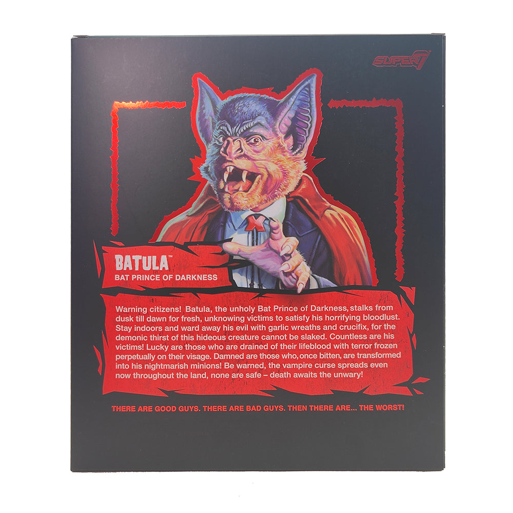 The Worst Ultimates Batula 18 cm Action Figure Super7 2022 – The Worst, Super7, 18 cm, 2022, pre-owned collector piece, Uncanny Collectibles Dublin Ireland